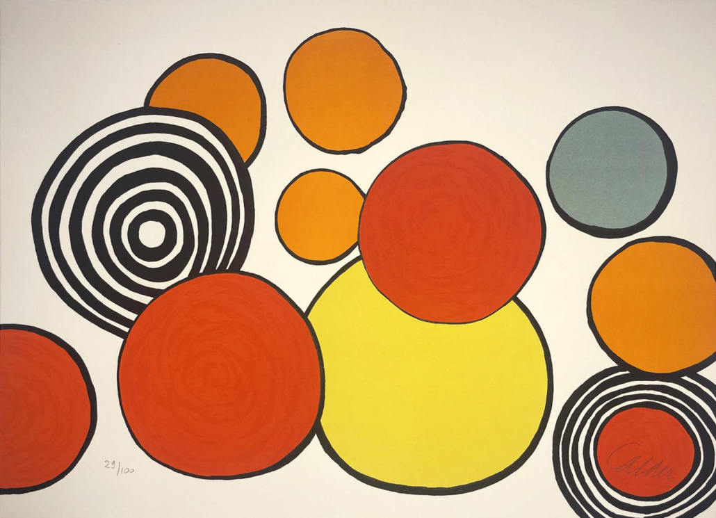 Taches de Rousser / Freckles from La Memoire Elementaire by Alexander Calder, 1978