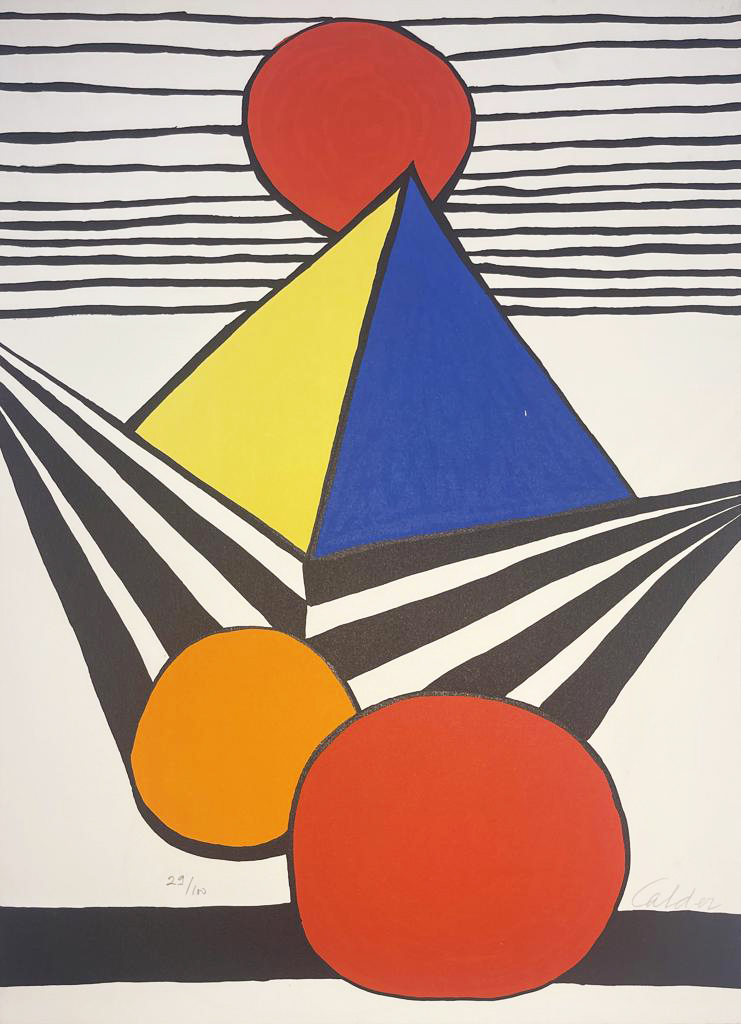 La pointe du progrès/ The Cutting Edge from La Memoire Elementaire by Alexander Calder, 1978