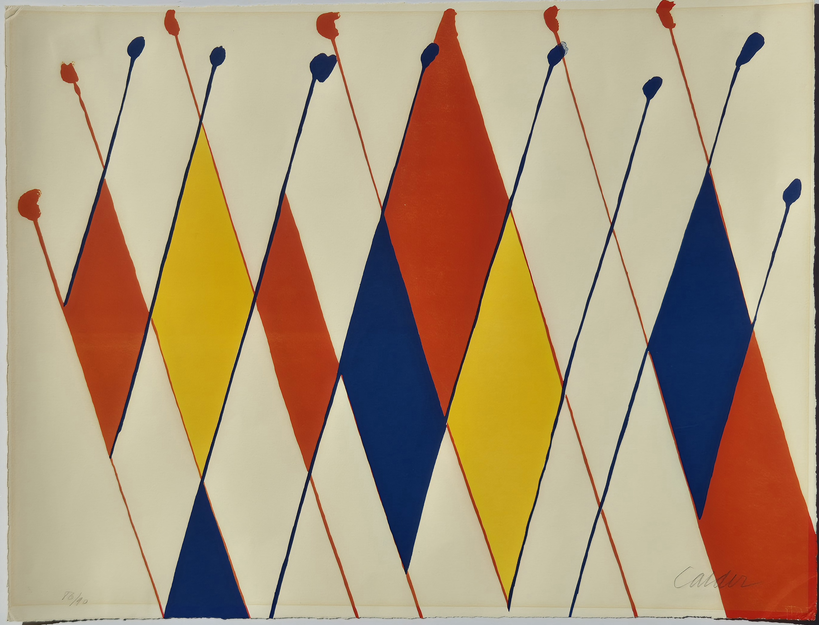 Un drôle de poisson by Alexander Calder, 1965