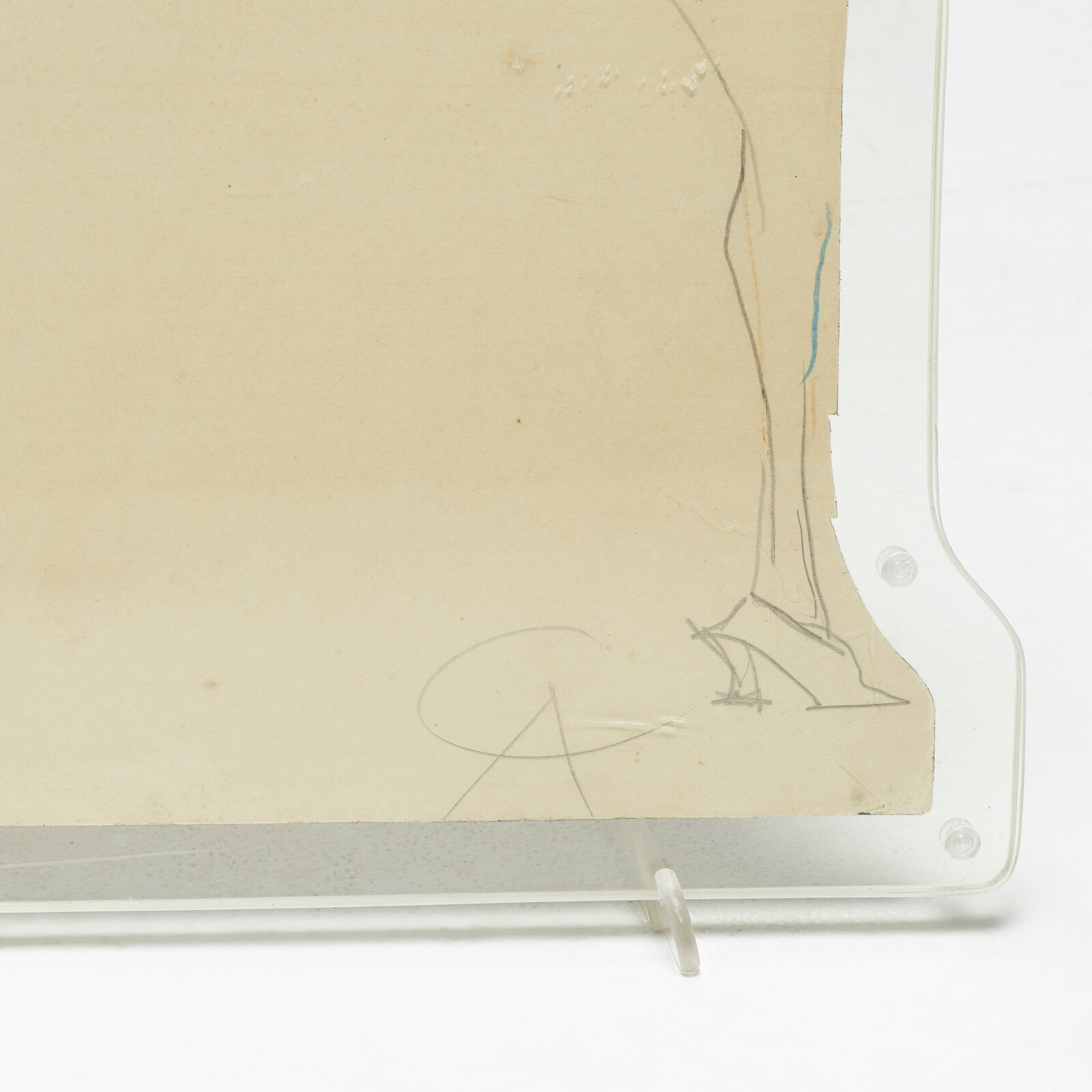 Artwork by Alexander Calder, Untitled (Giraffe), Made of Crayon And Pencil On Paper 