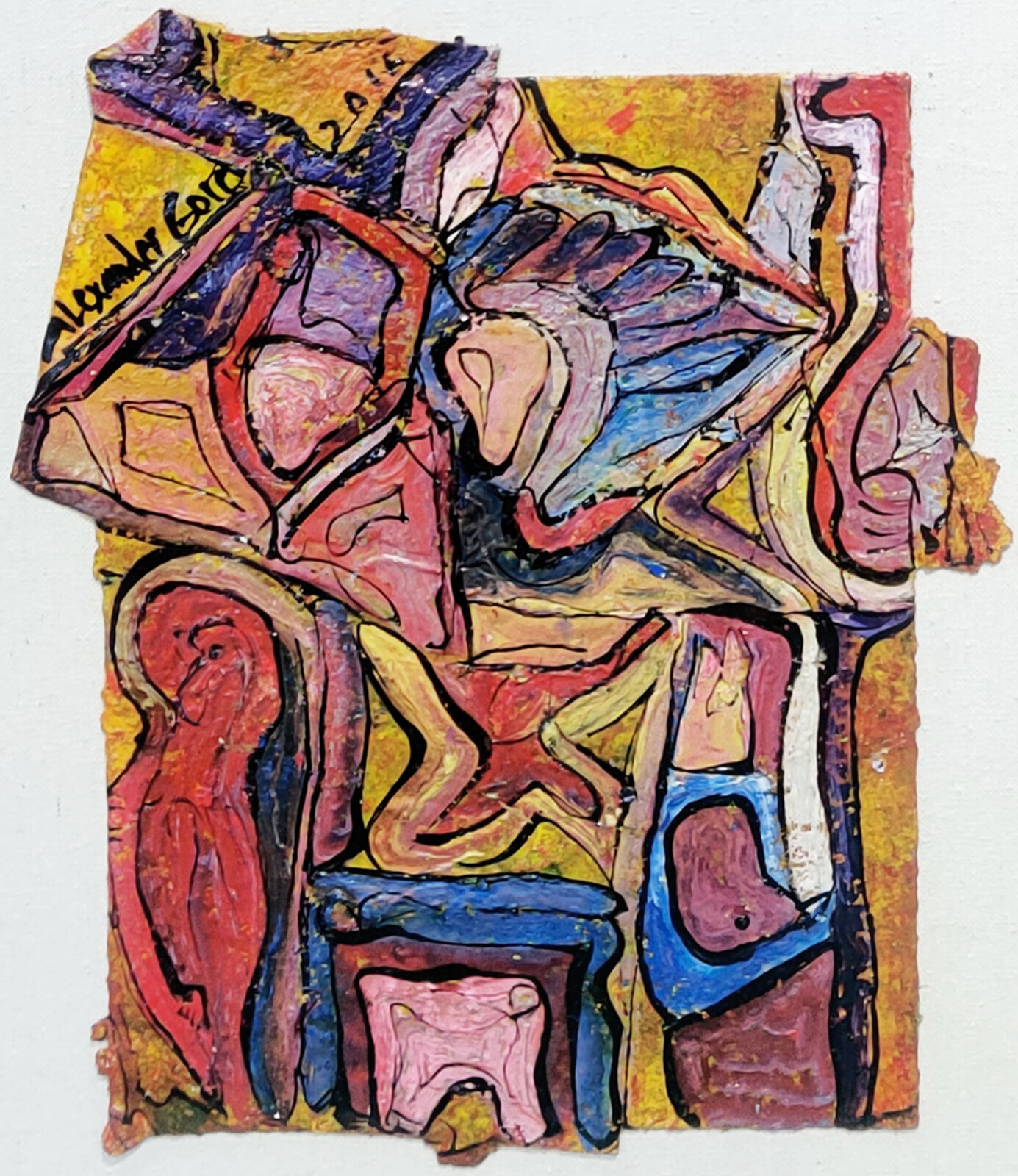 THE INDISPUTABLE LINKS OF BLACK LINES by Alexander Gore, 2016