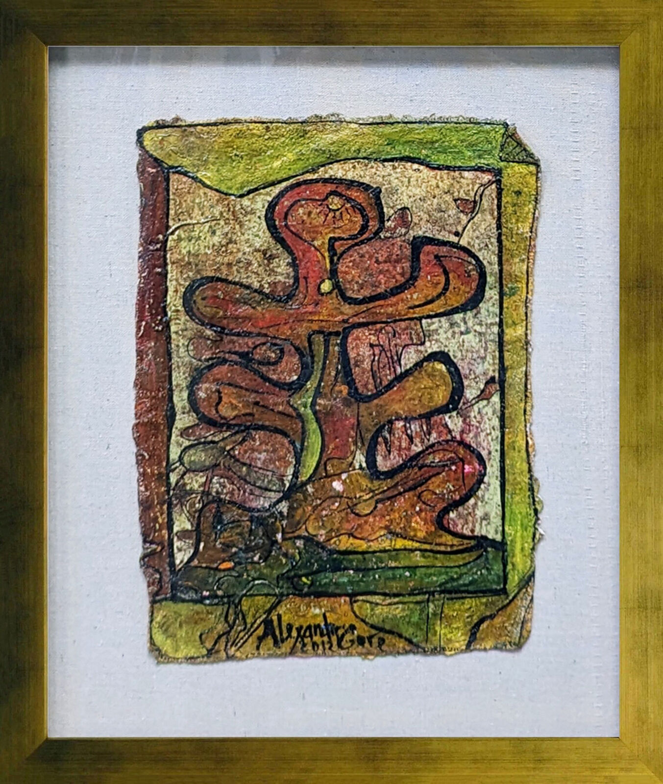 An Unapparent Difficulty And Danger To Grow Big (original painting) by Alexander Gore, 2012