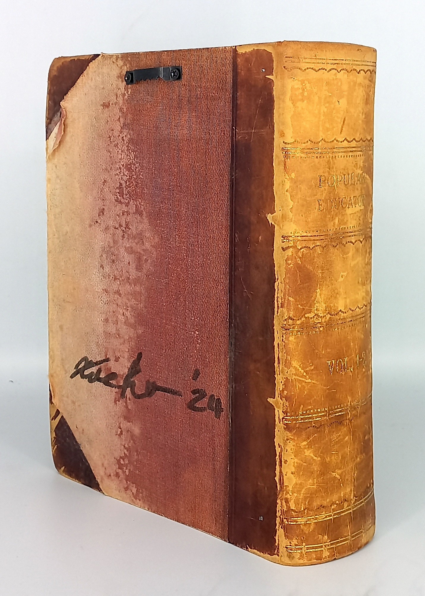 A picture of a book with a picture of people and a skeleton.