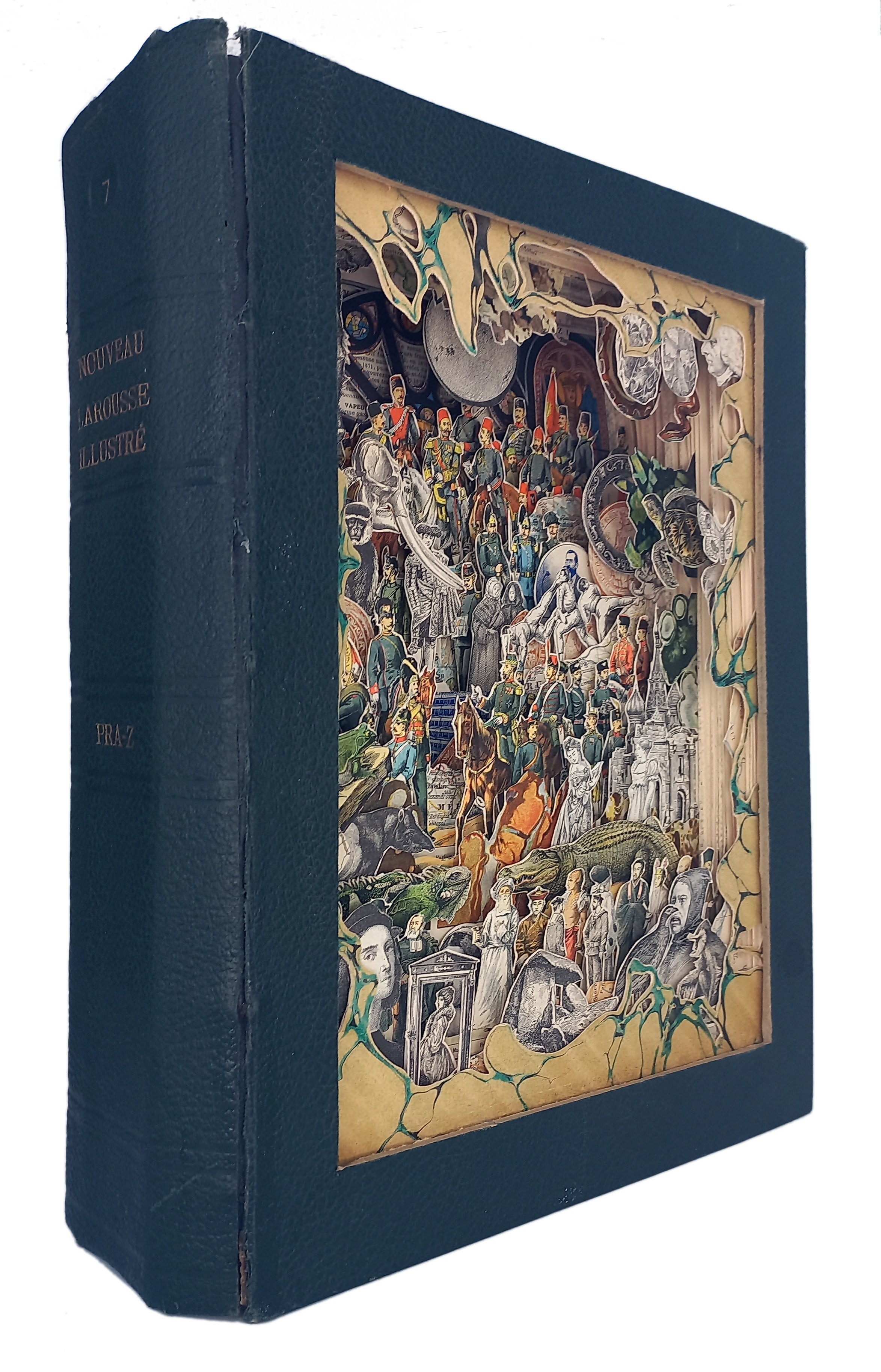 A book with a picture of a group of people on it.