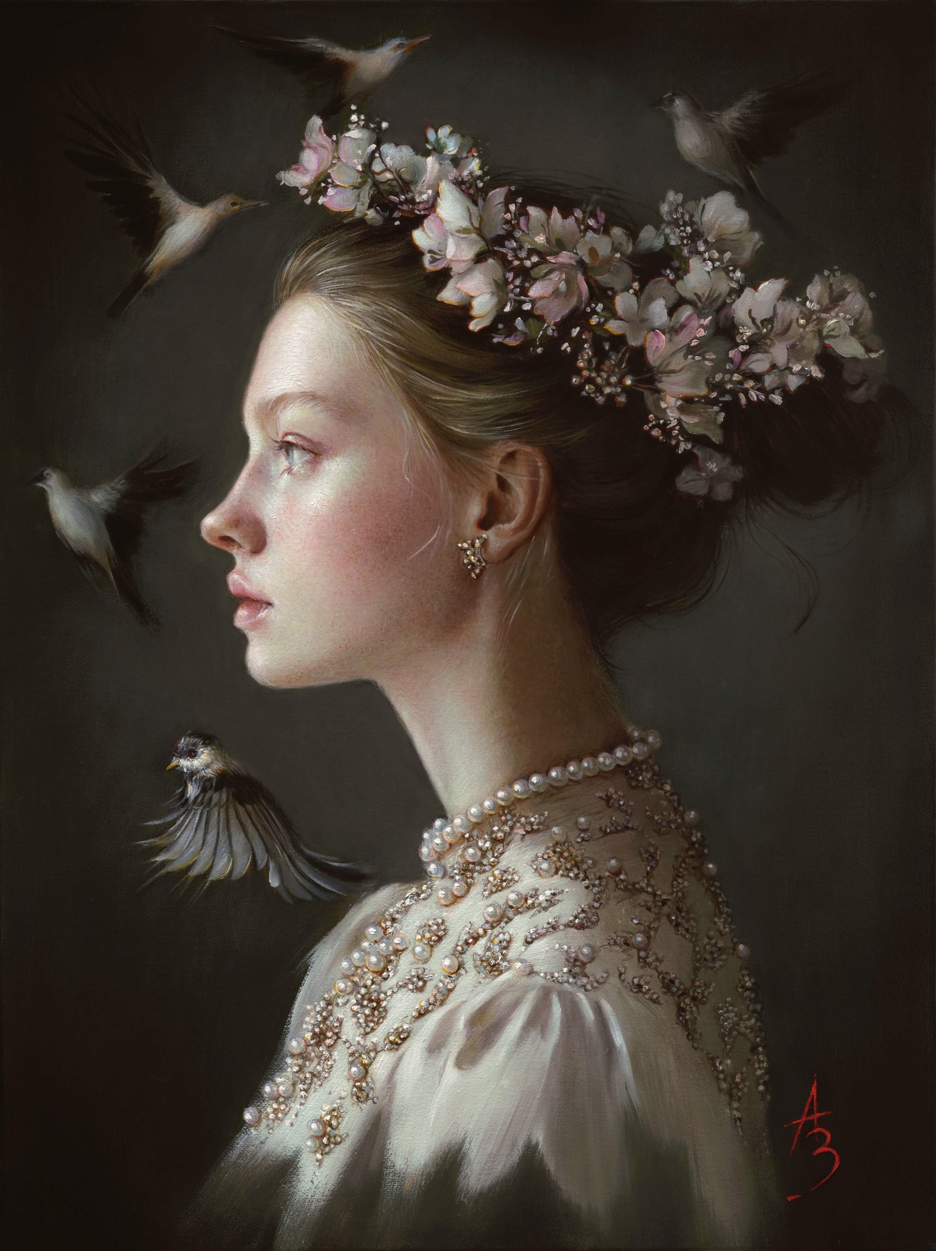 Whispers Beneath the Blossom Crown by Alexandra Manukyan, 2026