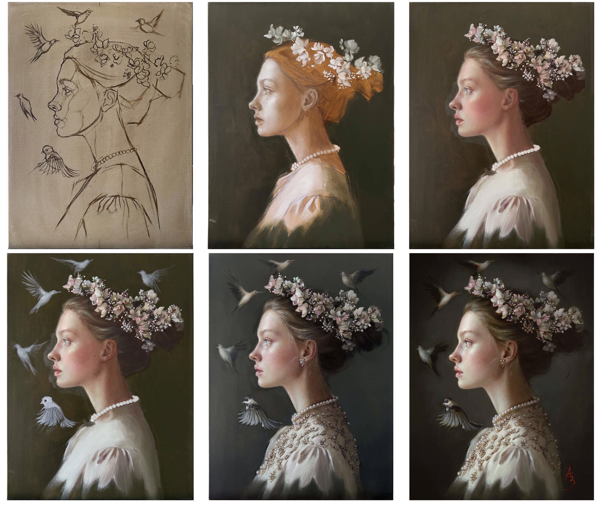 Whispers Beneath the Blossom Crown