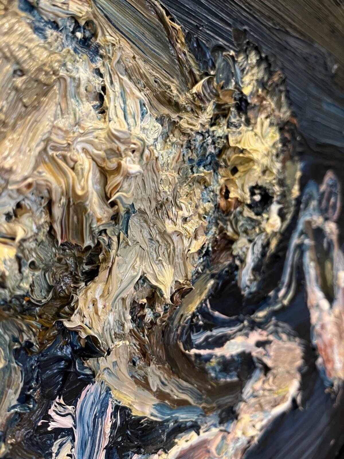 Artwork by Allison Schulnik, Critter with Pointe Shoes, Made of Oil on canvas 