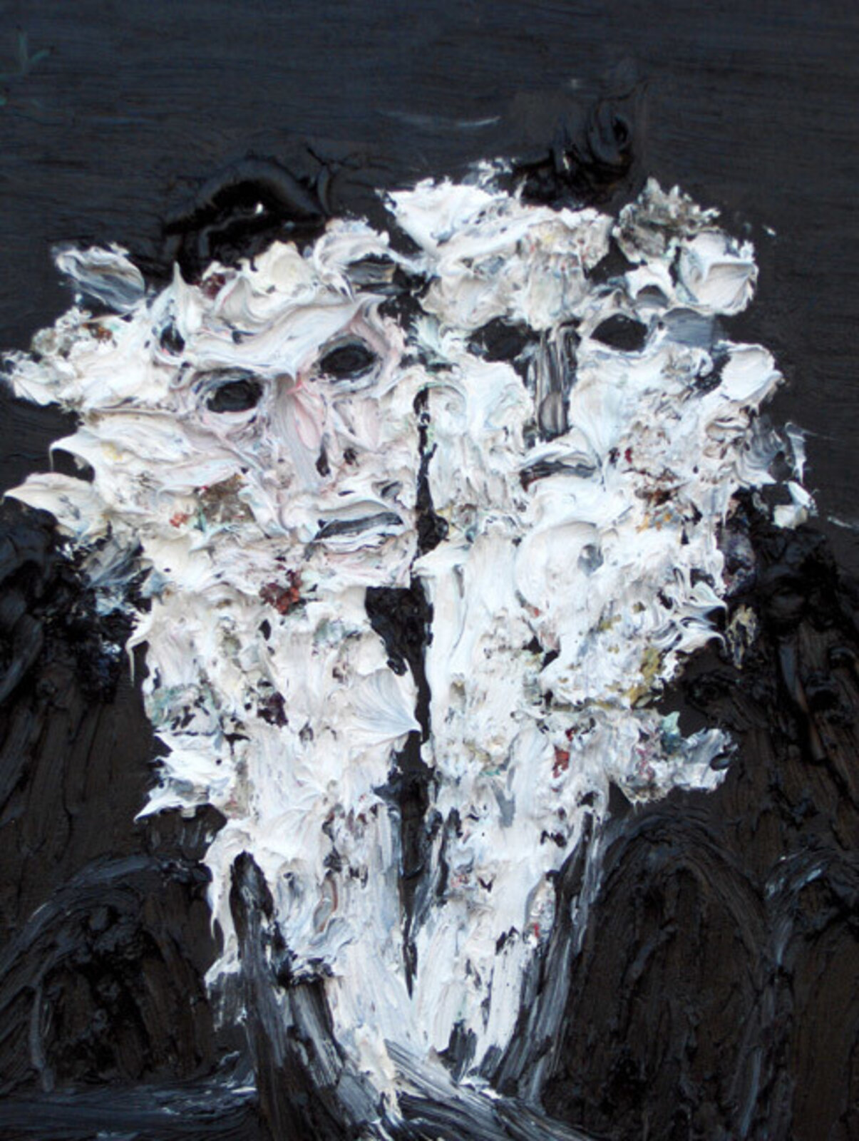 Artwork by Allison Schulnik, Sanctuary, Made of Oil on canvas 