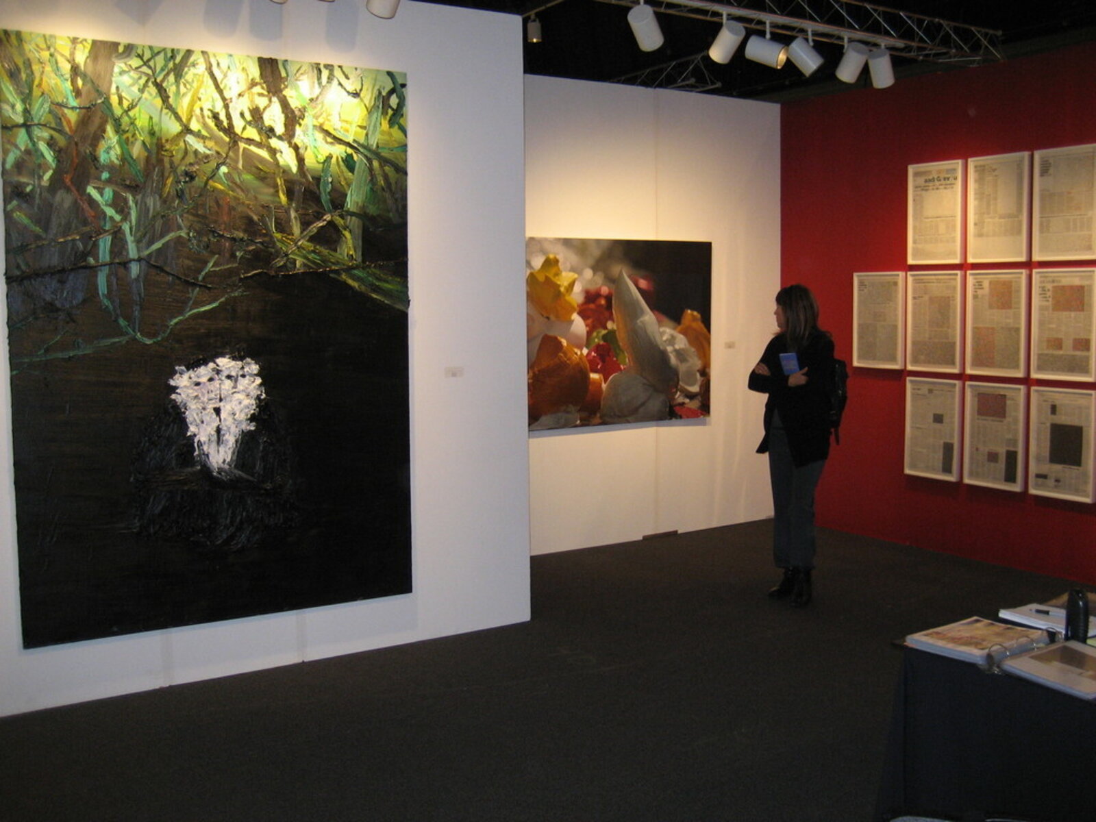 Artwork by Allison Schulnik, Sanctuary, Made of Oil on canvas 