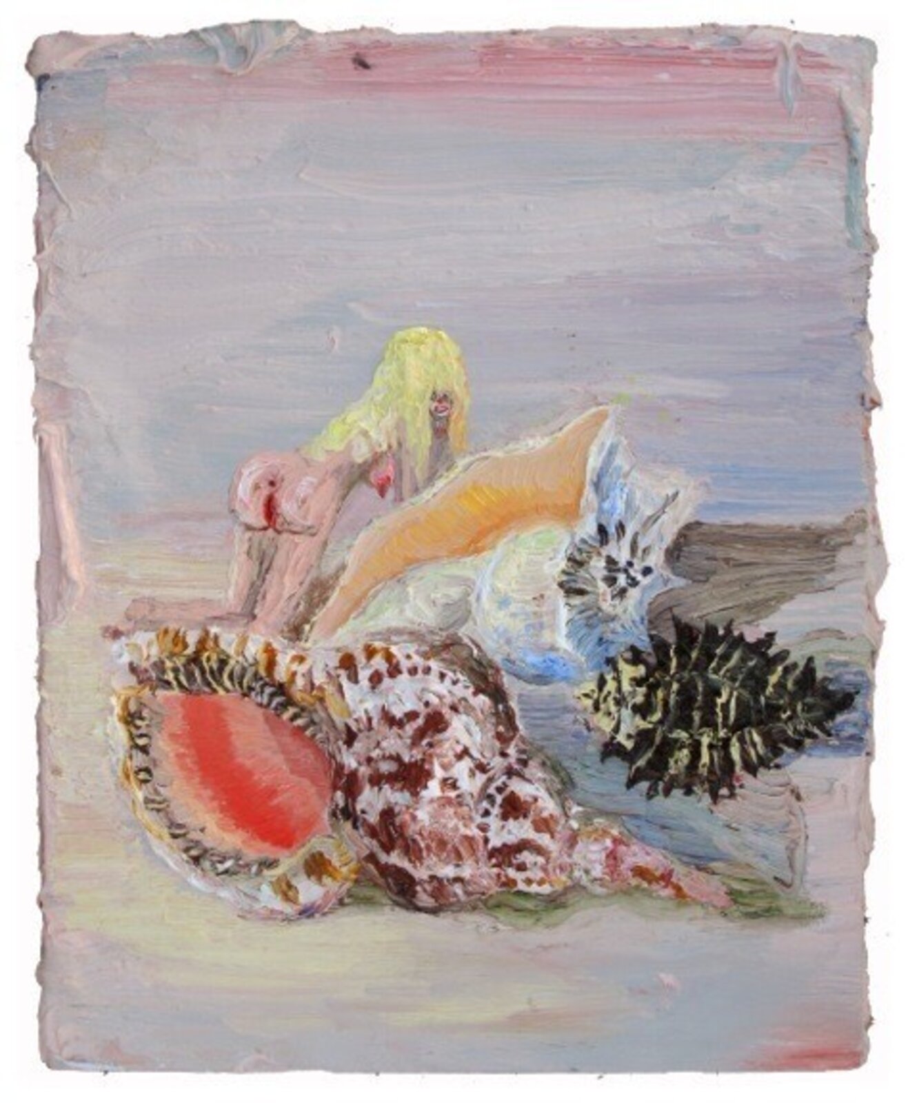 Shell Girl by Allison Schulnik, 2012