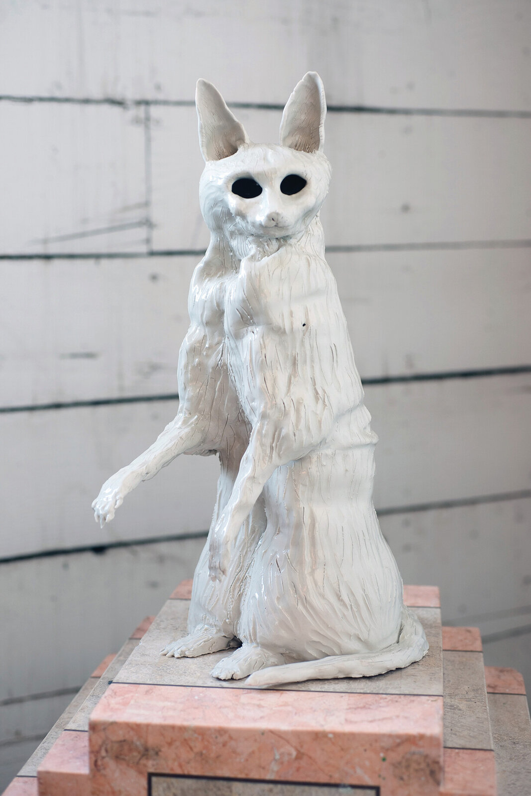 Standing Gin #3 by Allison Schulnik, 2011