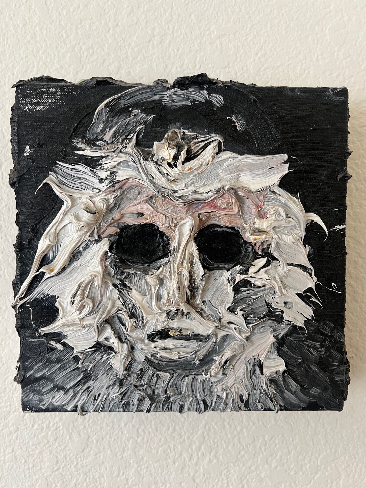 Artwork by Allison Schulnik, Untitled (Oscar), Made of Oil on canvas over panel 