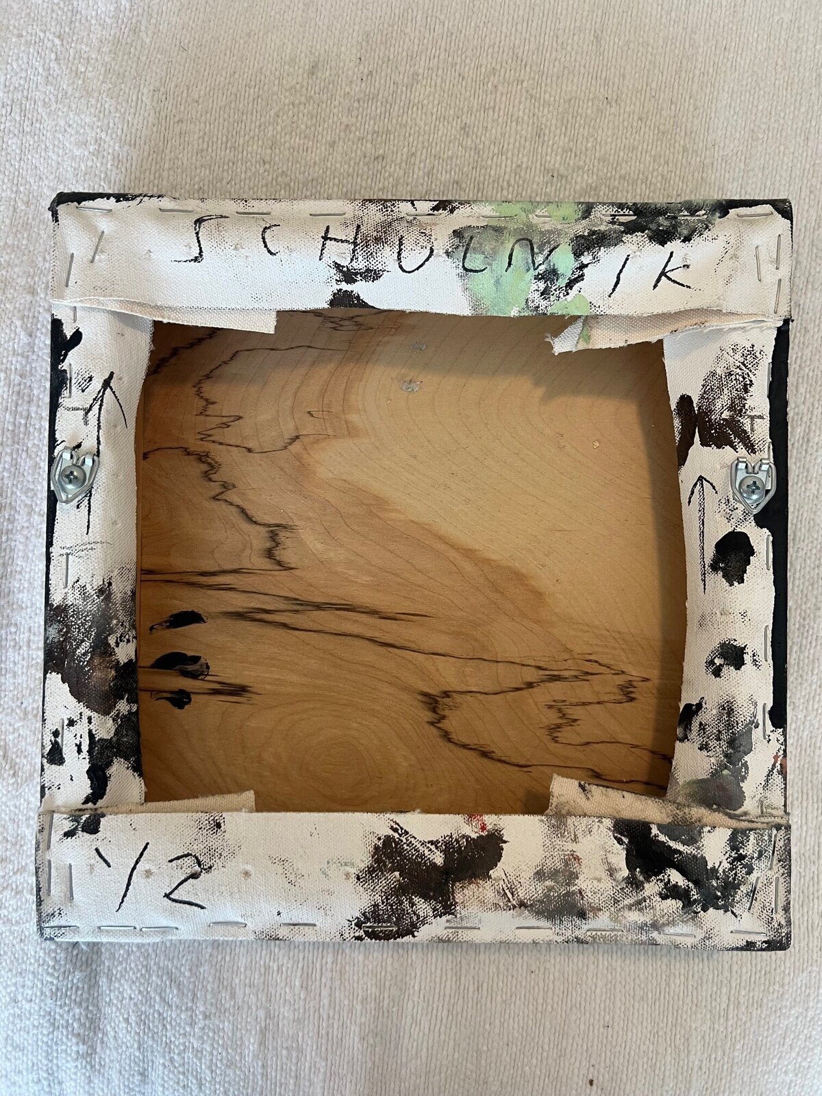 Artwork by Allison Schulnik, Untitled (Oscar), Made of Oil on canvas over panel 