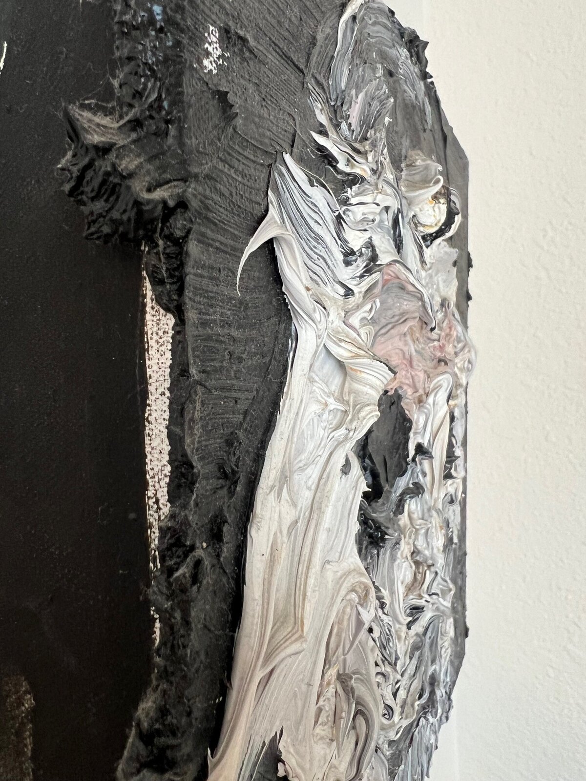 Artwork by Allison Schulnik, Untitled (Oscar), Made of Oil on canvas over panel 