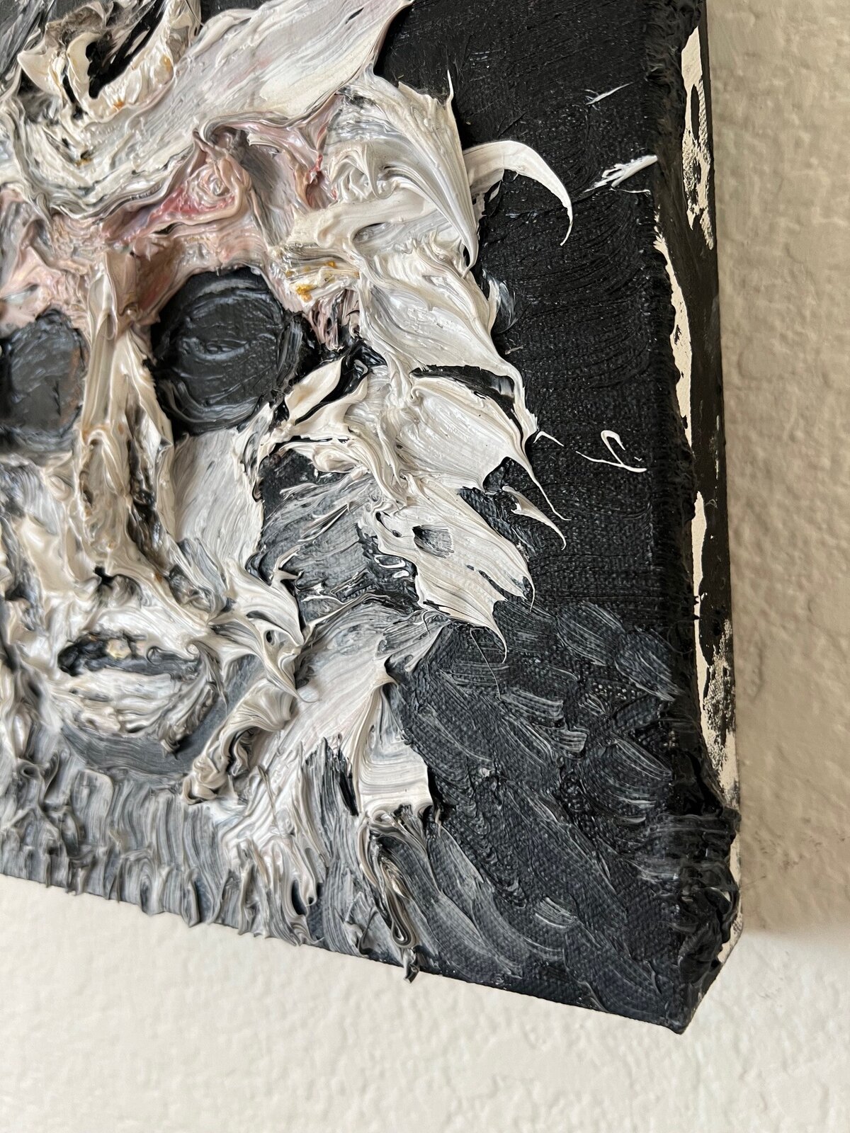 Artwork by Allison Schulnik, Untitled (Oscar), Made of Oil on canvas over panel 