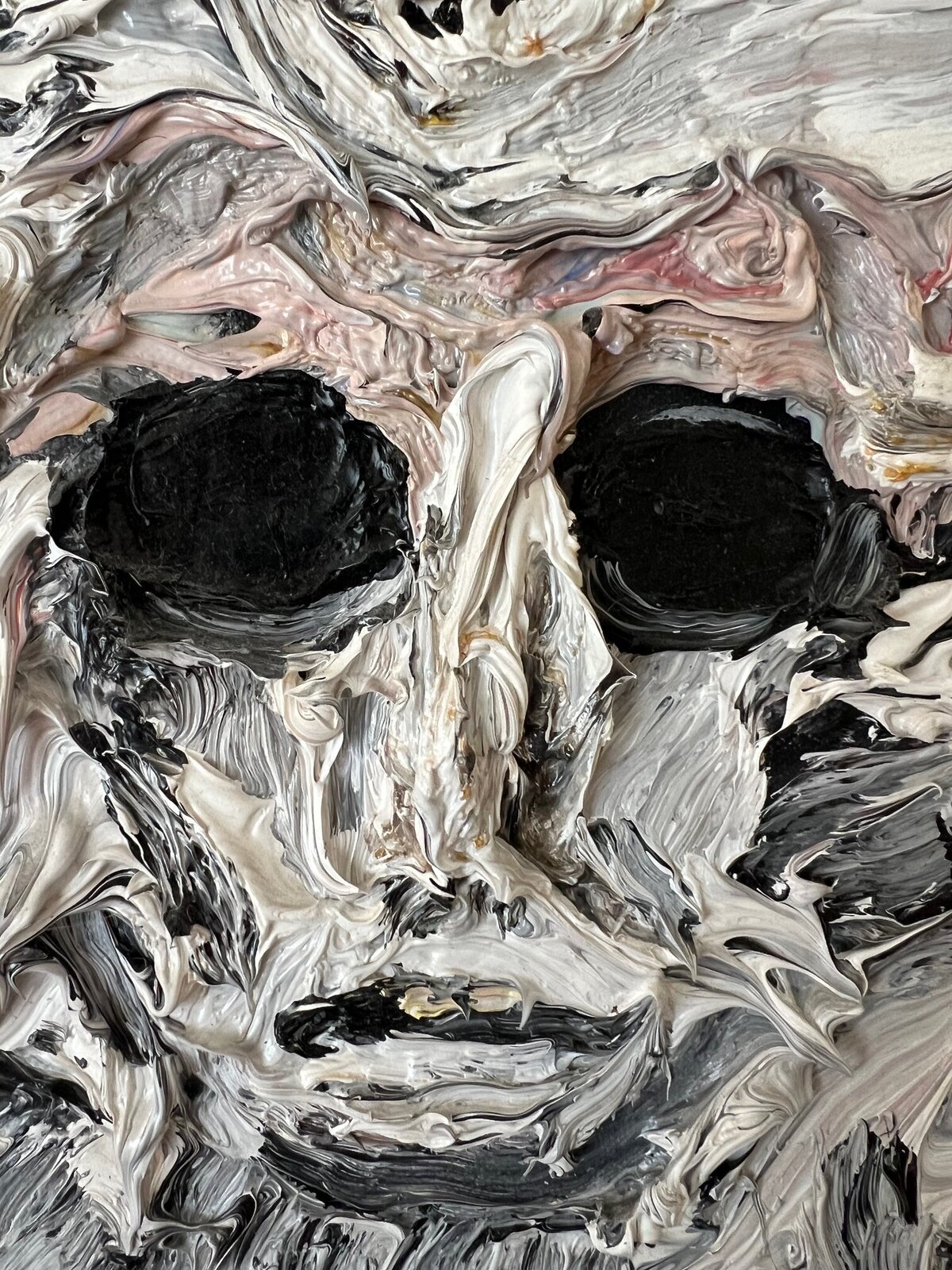 Artwork by Allison Schulnik, Untitled (Oscar), Made of Oil on canvas over panel 