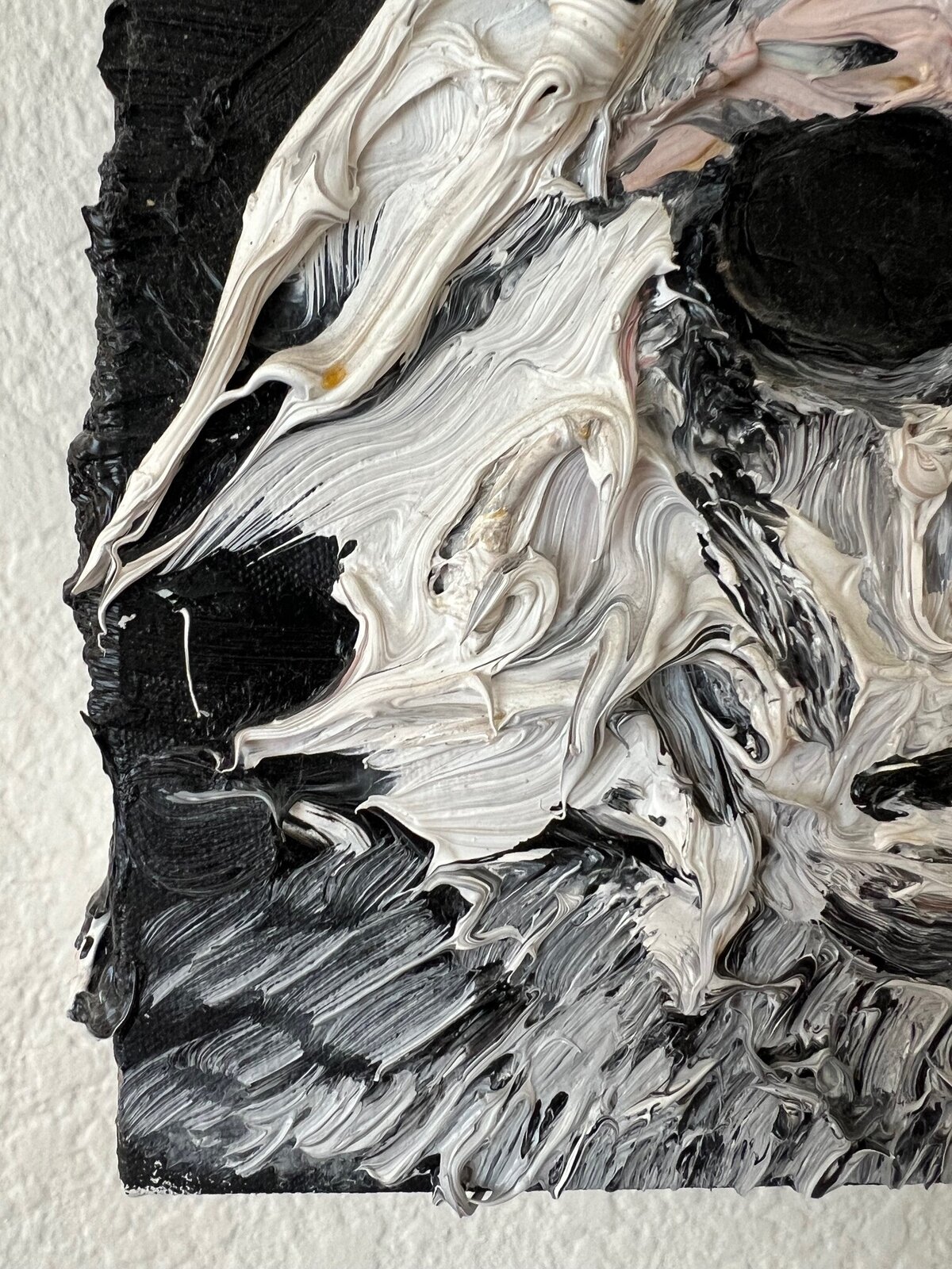 Artwork by Allison Schulnik, Untitled (Oscar), Made of Oil on canvas over panel 