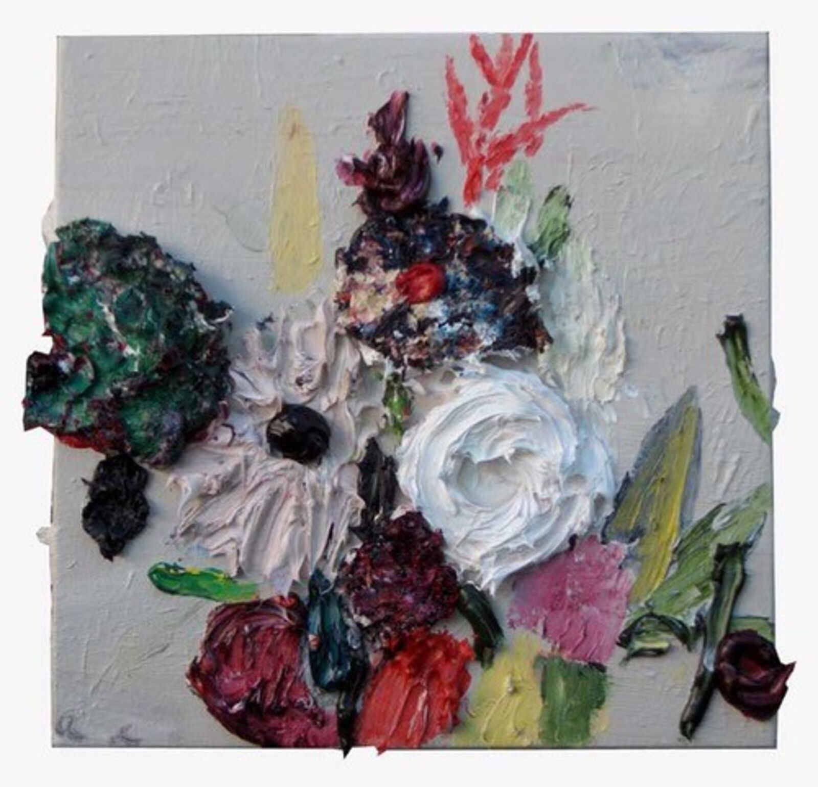 Flowers For Mickey #4 by Allison Schulnik, 2007