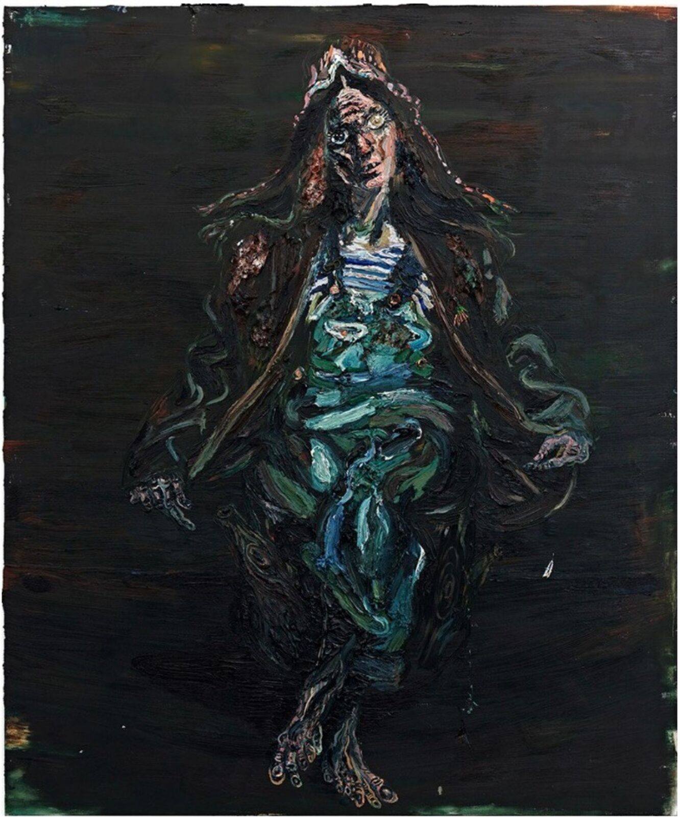 Lady by Allison Schulnik, 2016