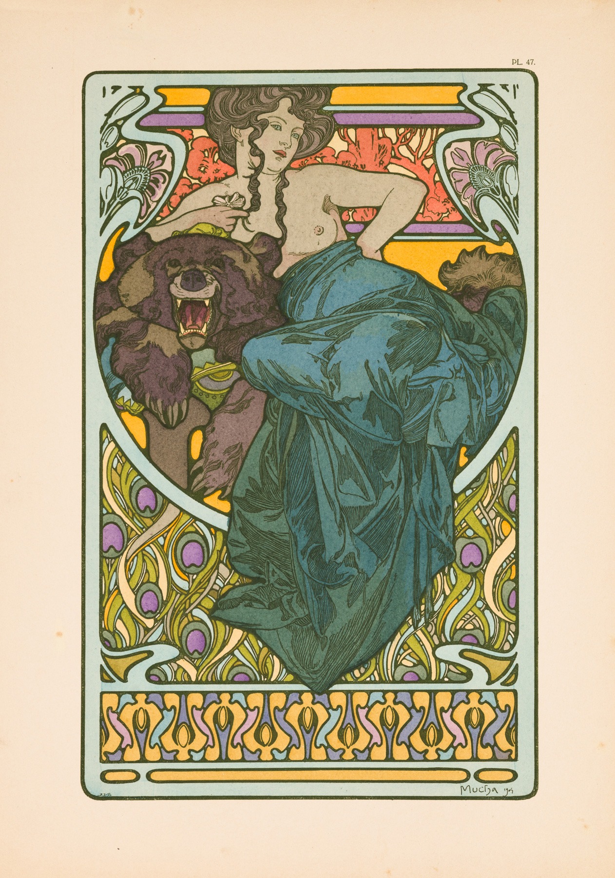 Untitled From Documents Décoratifs by Alphonse Mucha, 1902