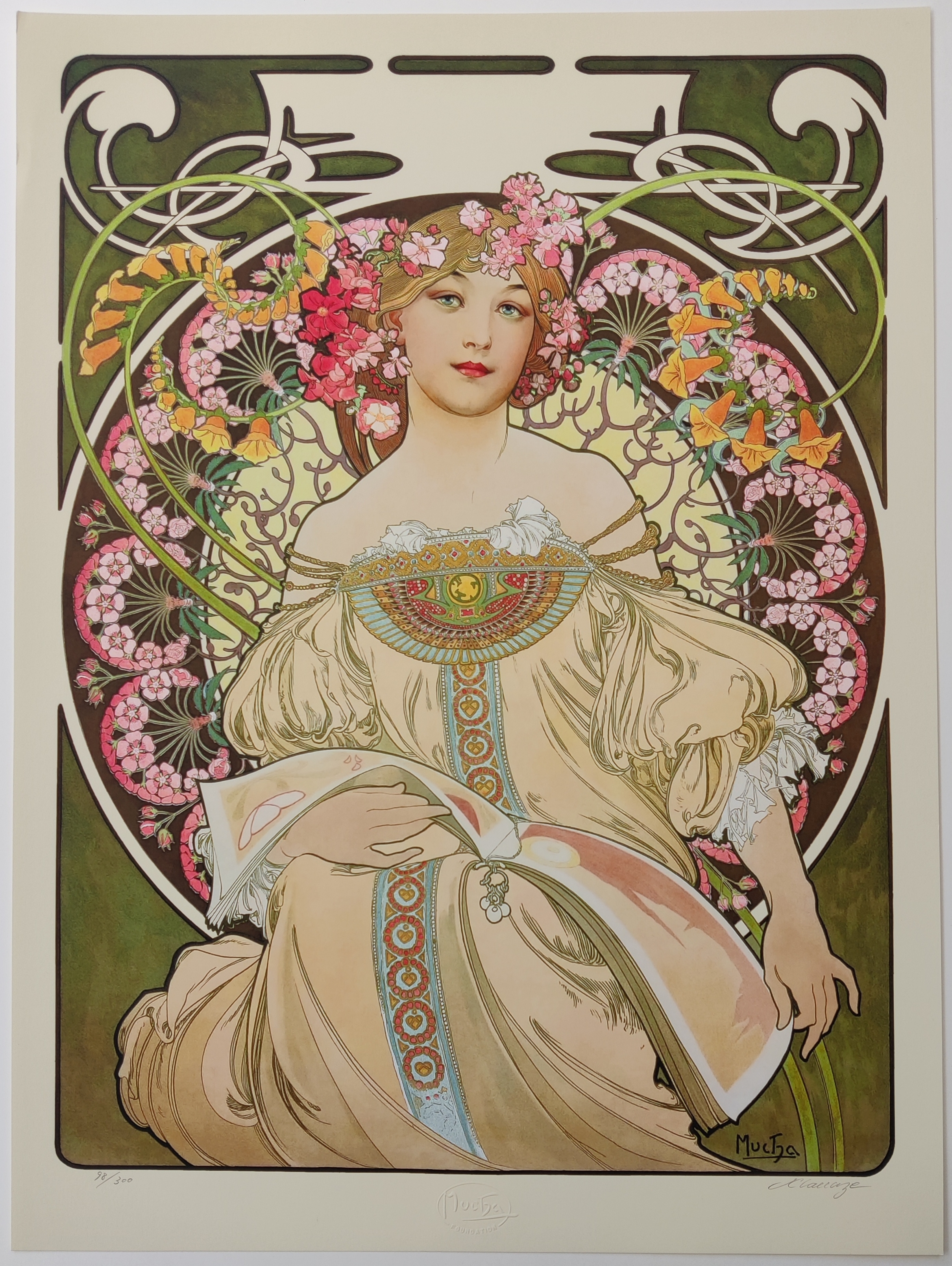 Reverie by Alphonse Mucha