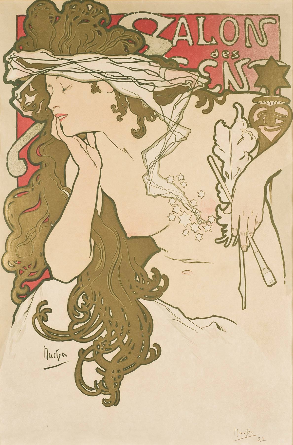 Salon Des Cent by Alphonse Mucha, 1896