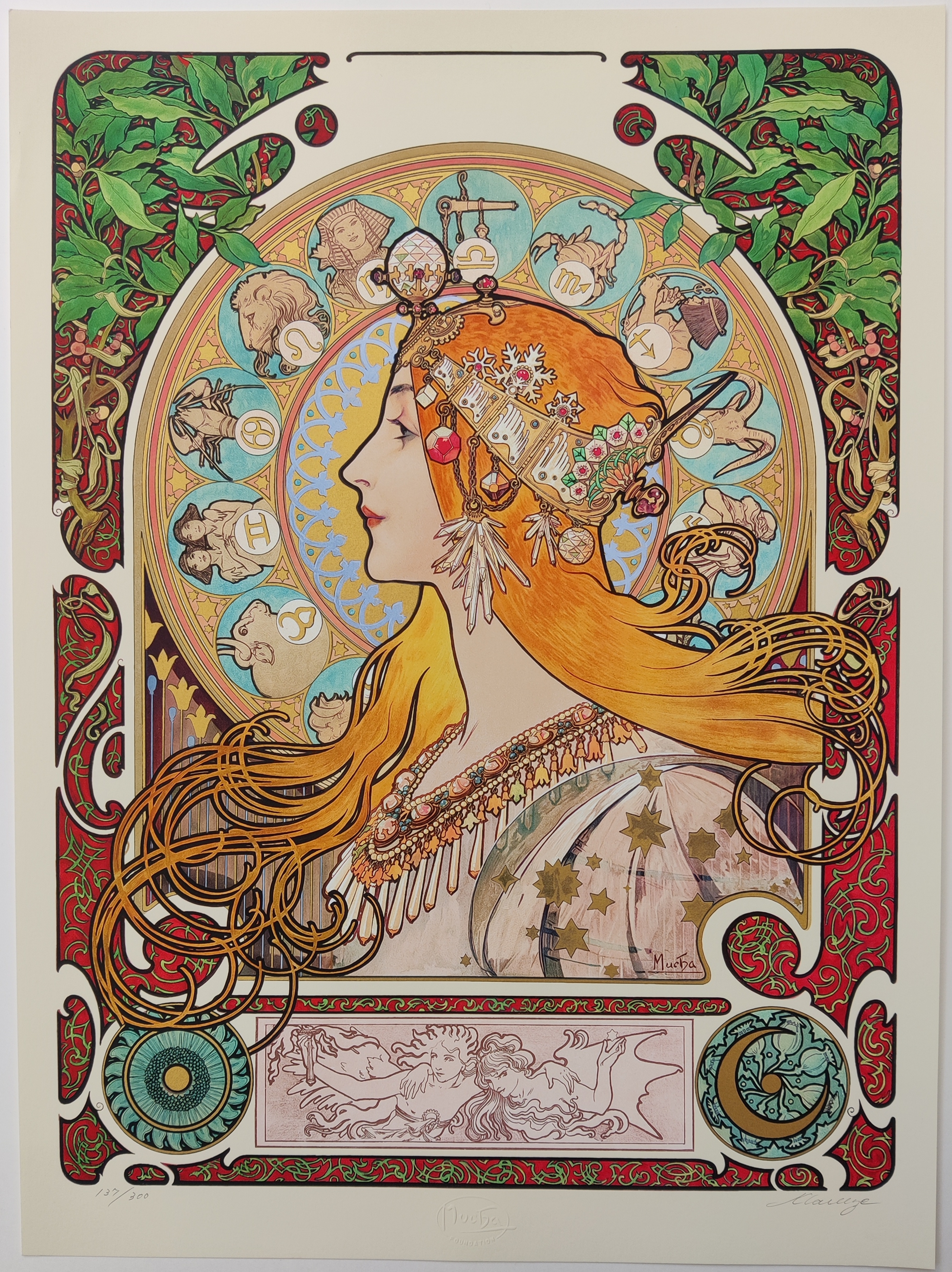 Zodiac by Alphonse Mucha