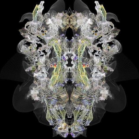 Artwork by Alyson Shotz, Coalescent (#2), Made of Archival inkjet print 