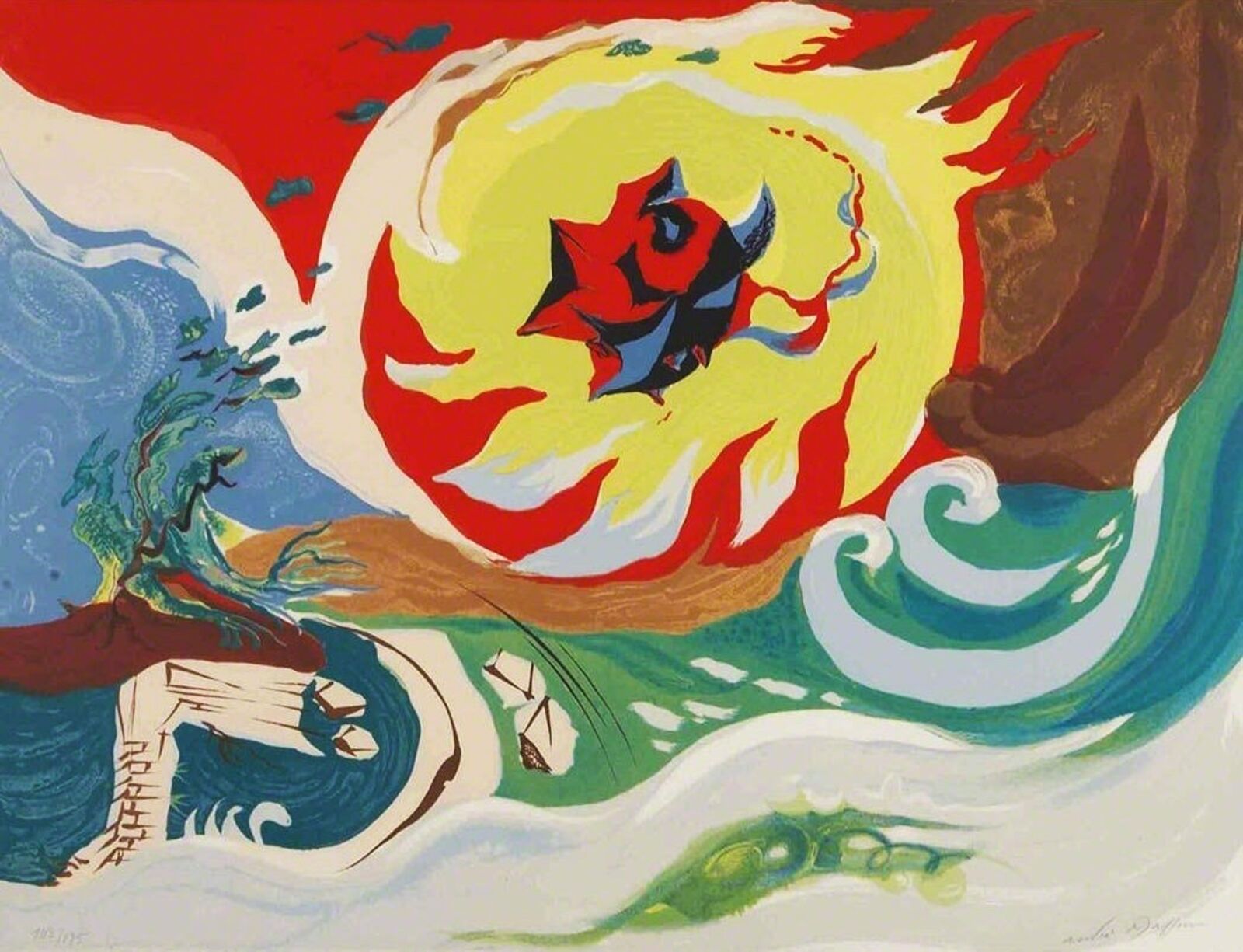 WAVE OF THE FUTURE by André Masson, 1976