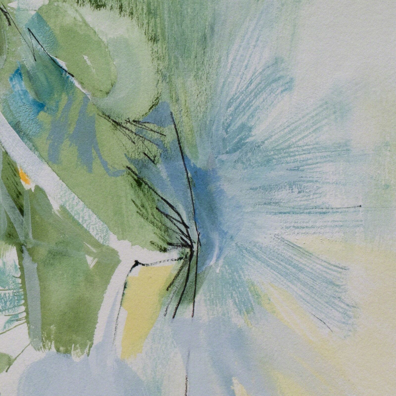 Artwork by Andrei Petrov, Elusive Question, Made of Ink and Watercolor 