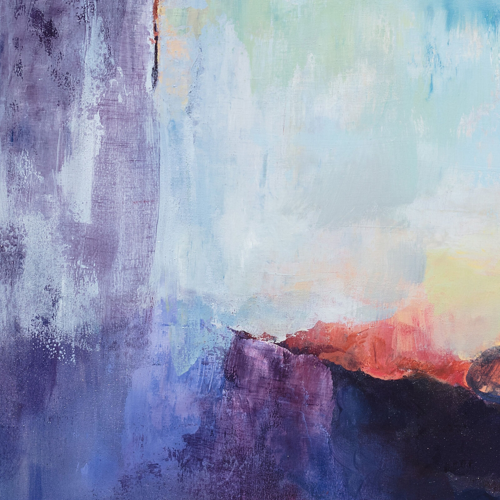 Artwork by Andrei Petrov, Heart of the Sunrise, Made of Oil on Canvas 