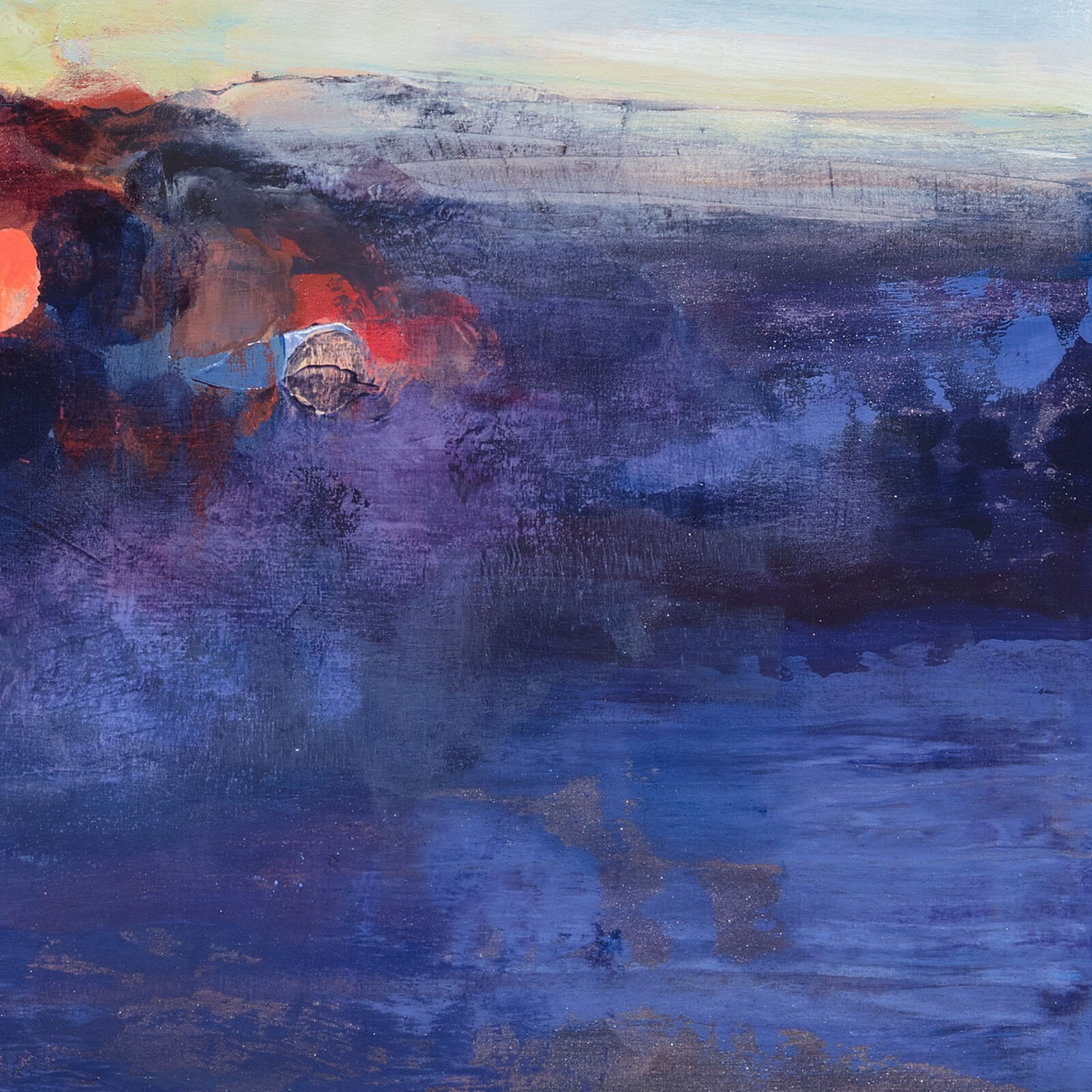 Artwork by Andrei Petrov, Heart of the Sunrise, Made of Oil on Canvas 