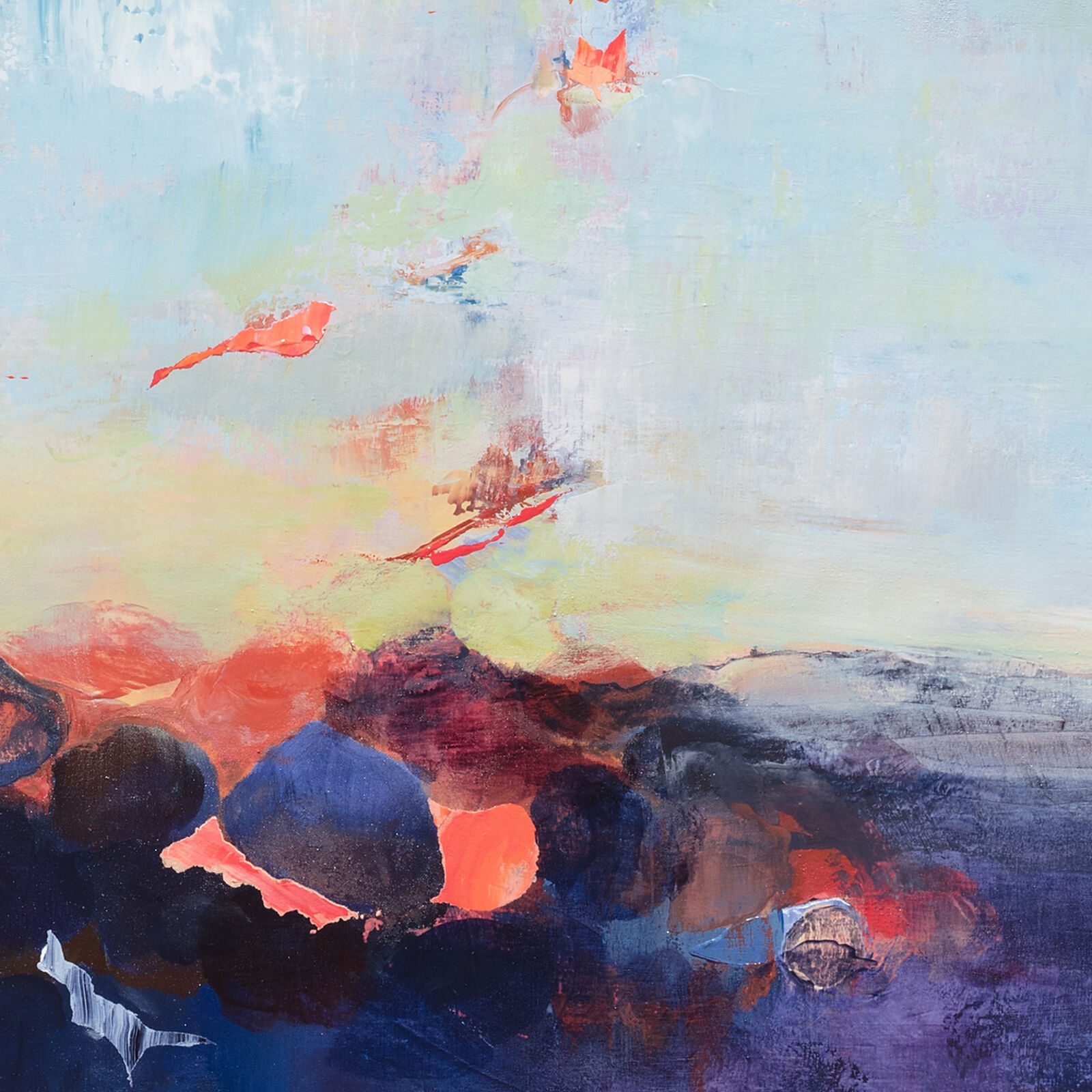 Artwork by Andrei Petrov, Heart of the Sunrise, Made of Oil on Canvas 
