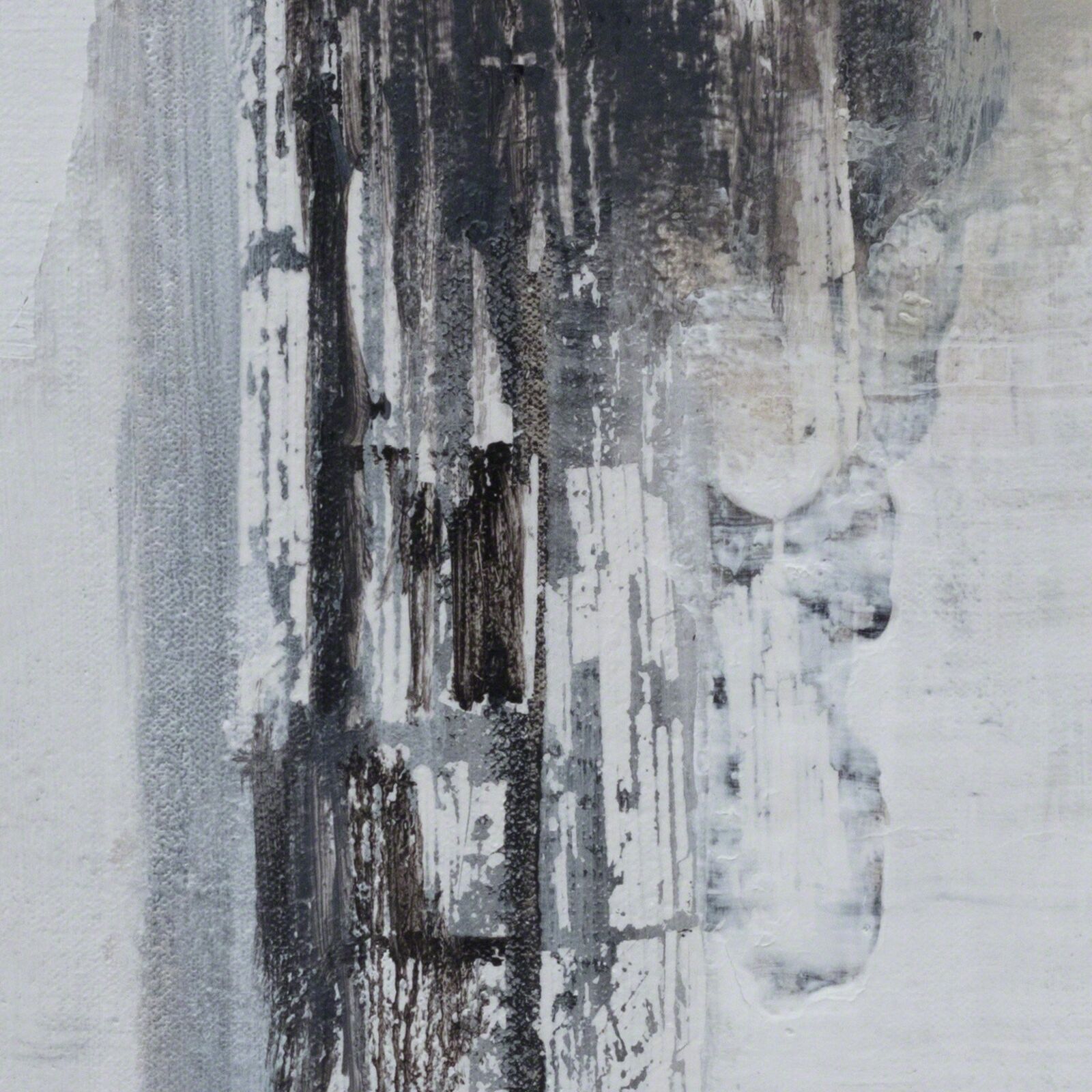 A painting of a group of people walking down a street.