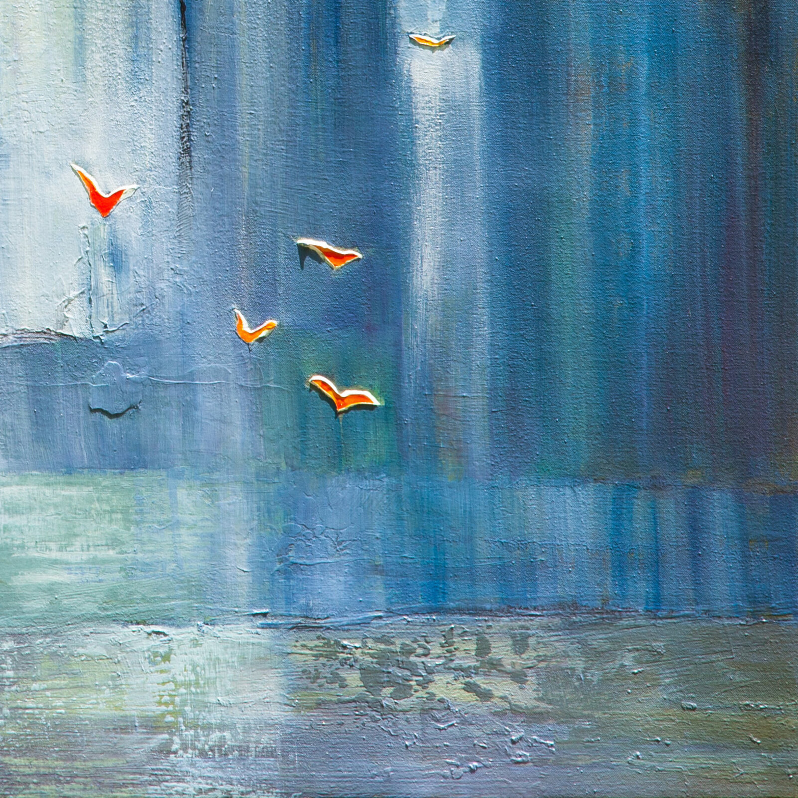 Artwork by Andrei Petrov, Of a Feather, Made of Oil on Canvas 