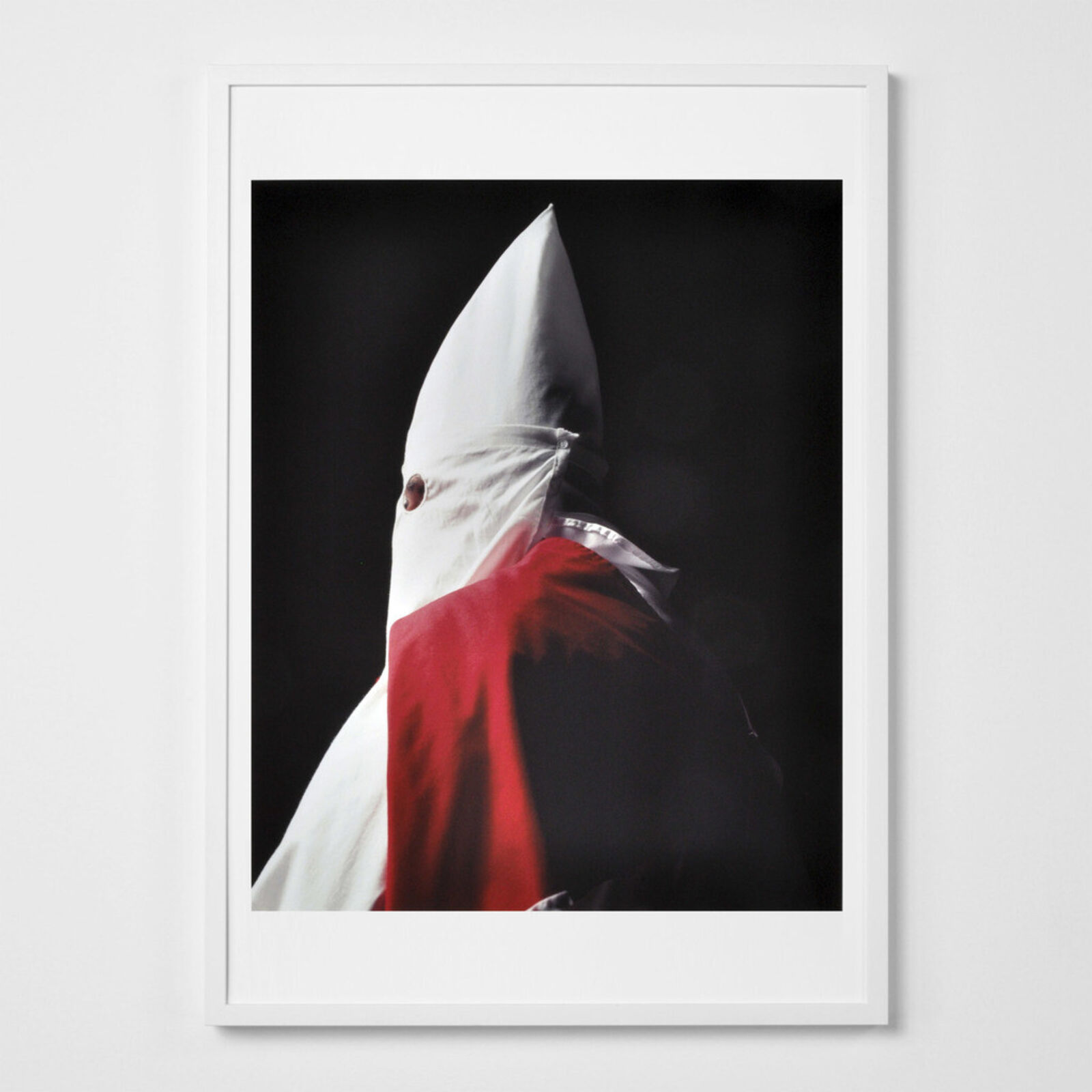 Artwork by Andrés Serrano, Ku Klux Klan, Made of C-Print 