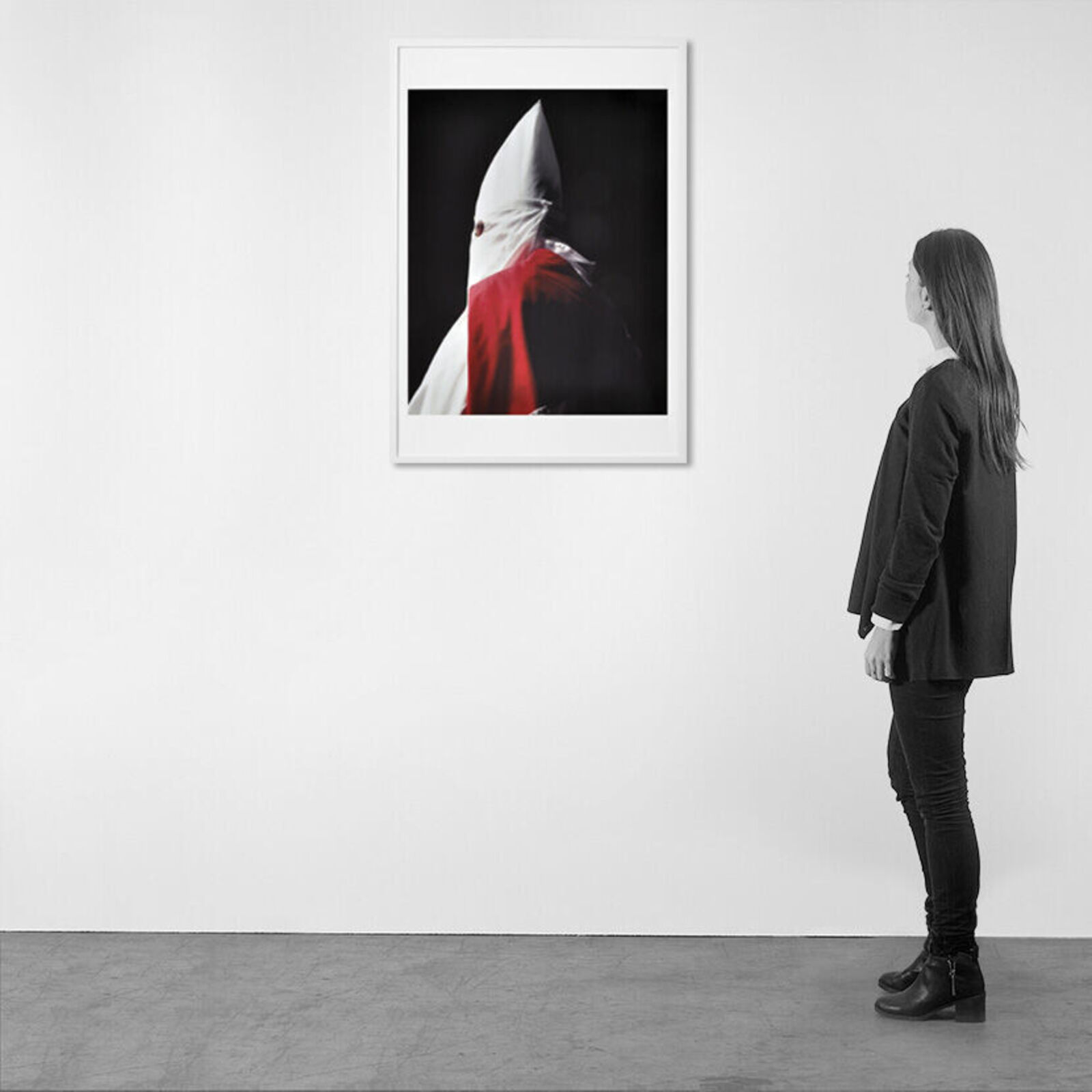 Artwork by Andrés Serrano, Ku Klux Klan, Made of C-Print 