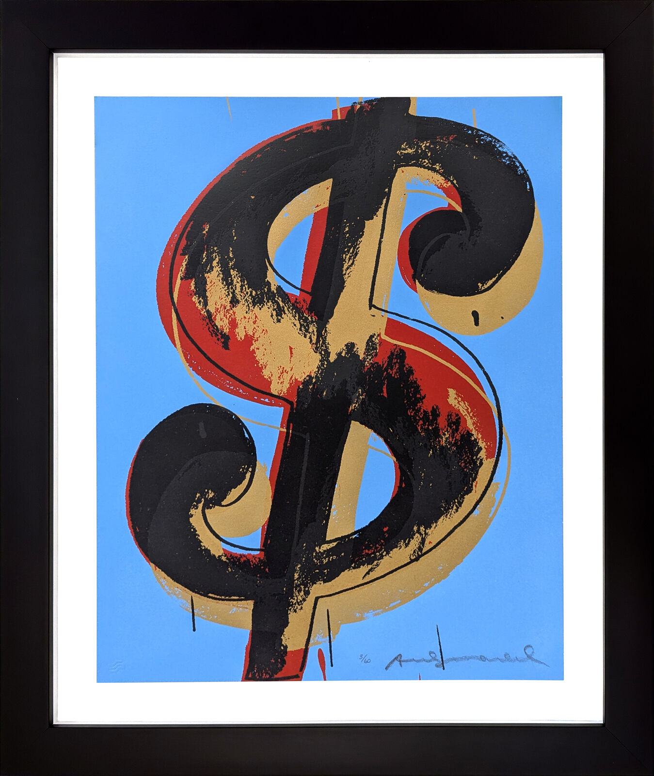 $(1) FS II.275 (unique hand signed screen print) by Andy Warhol, 1982