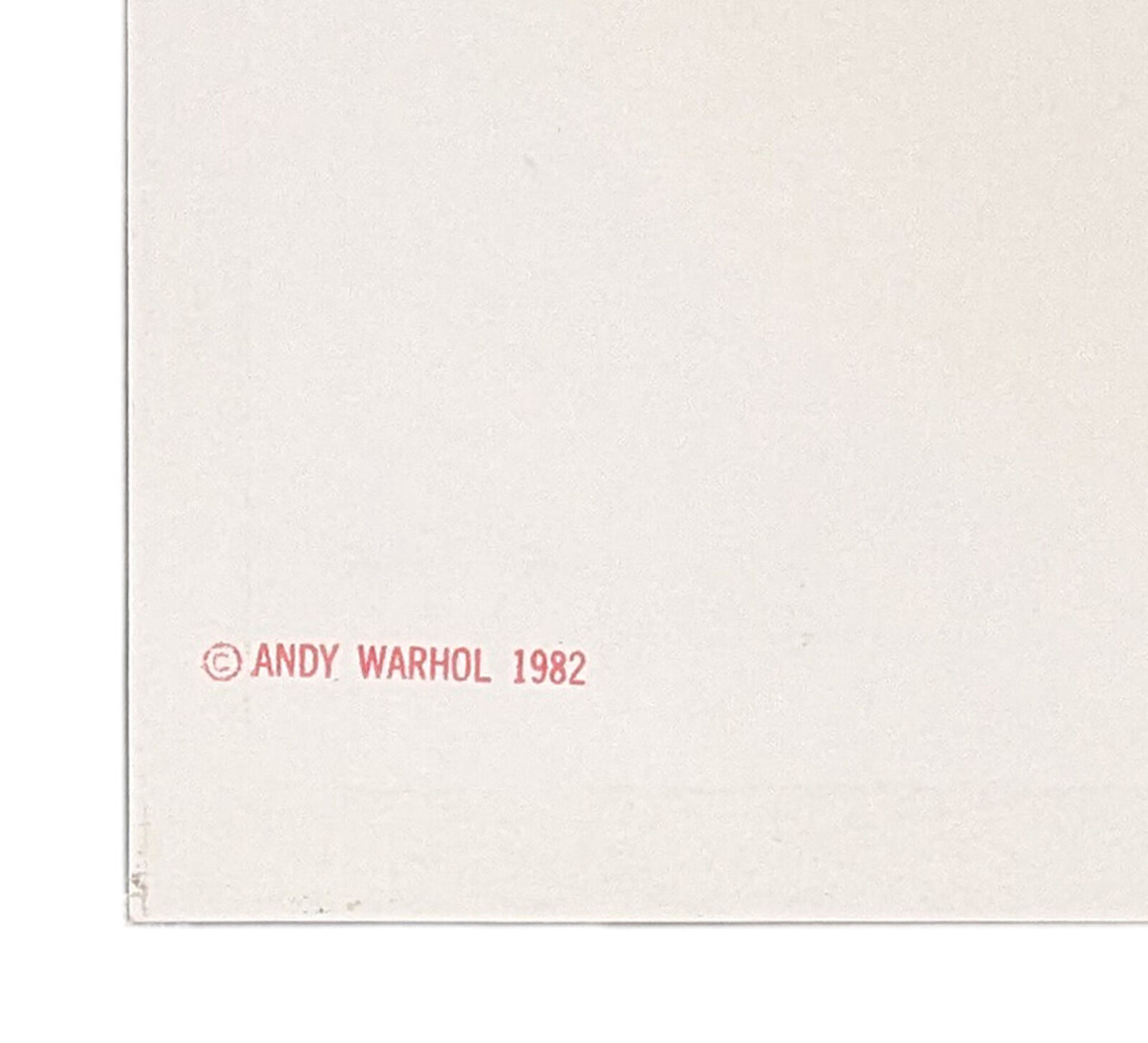Artwork by Andy Warhol, $(1) FS II.275 (unique hand signed screen print), Made of Screen Print On Lennox Museum Board 