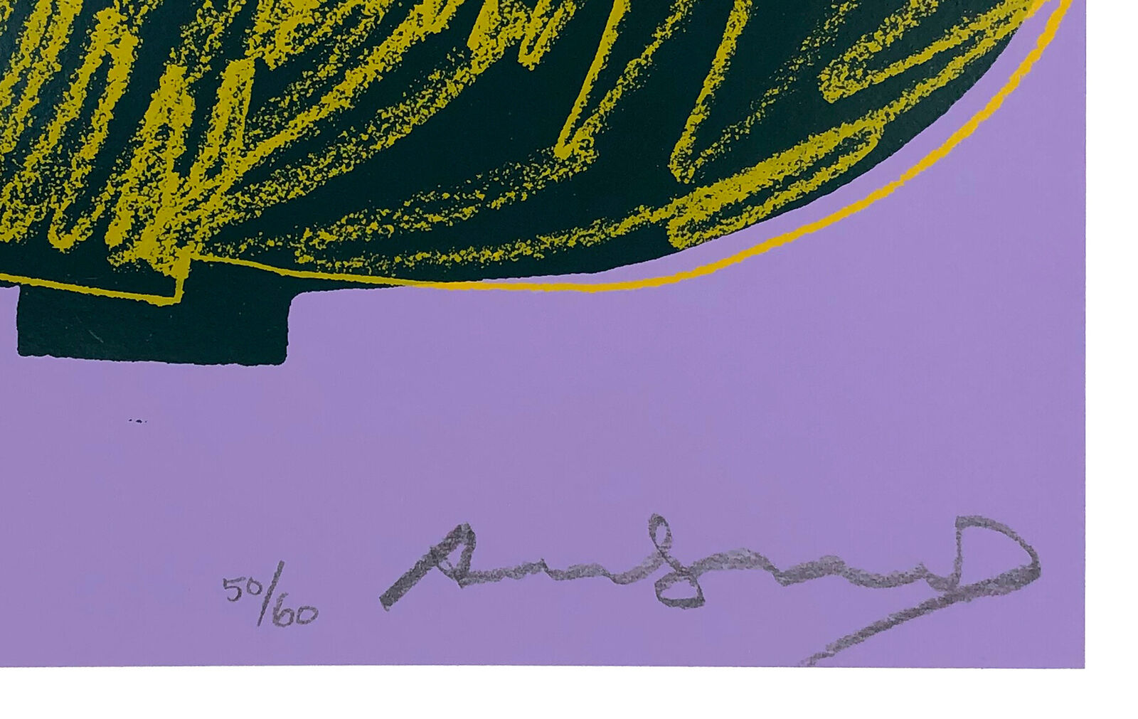 Artwork by Andy Warhol, $(1) FS II.277 (unique hand signed screen print), Made of Screen Print On Lennox Museum Board 