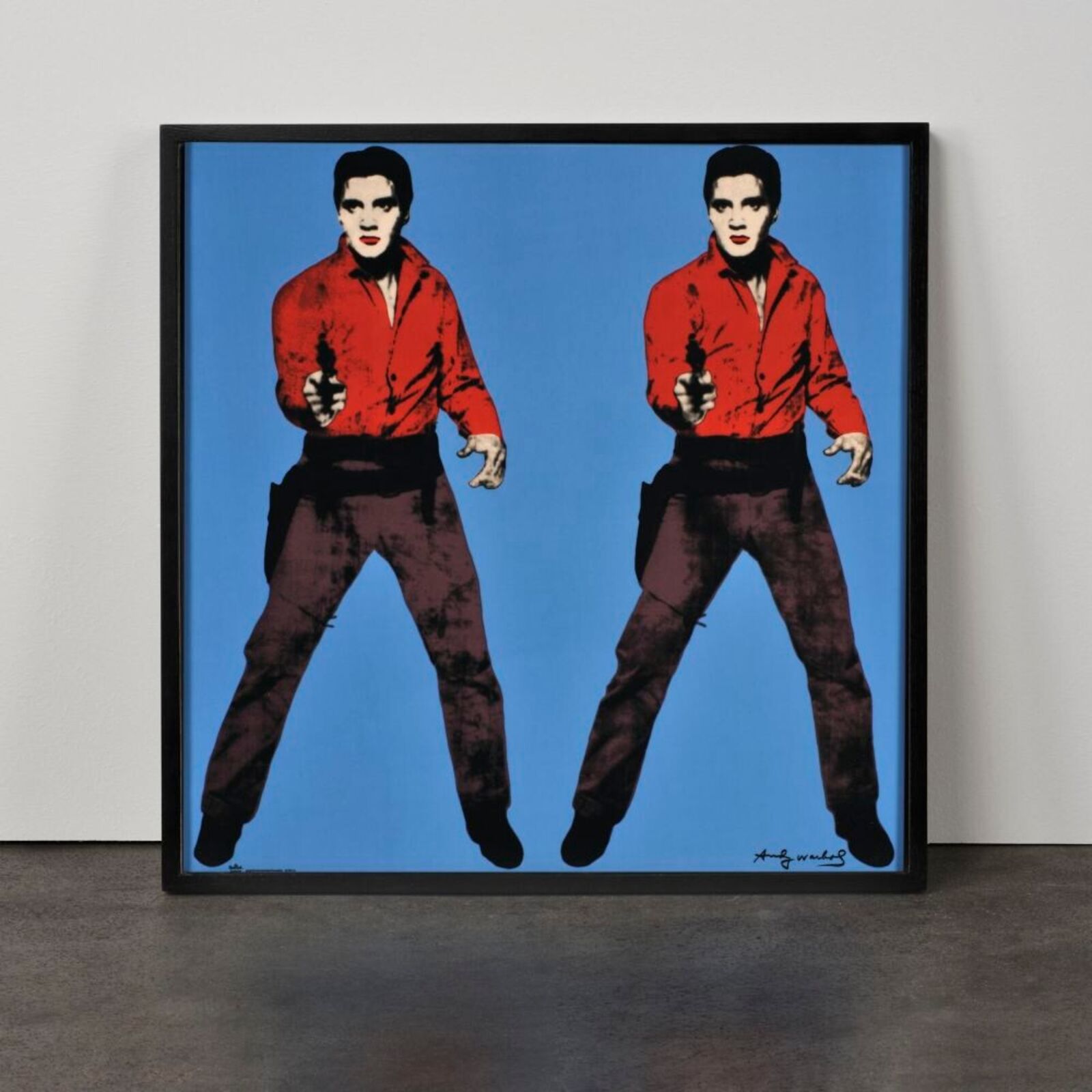 Blue Elvis by Andy Warhol, 1982/2009
