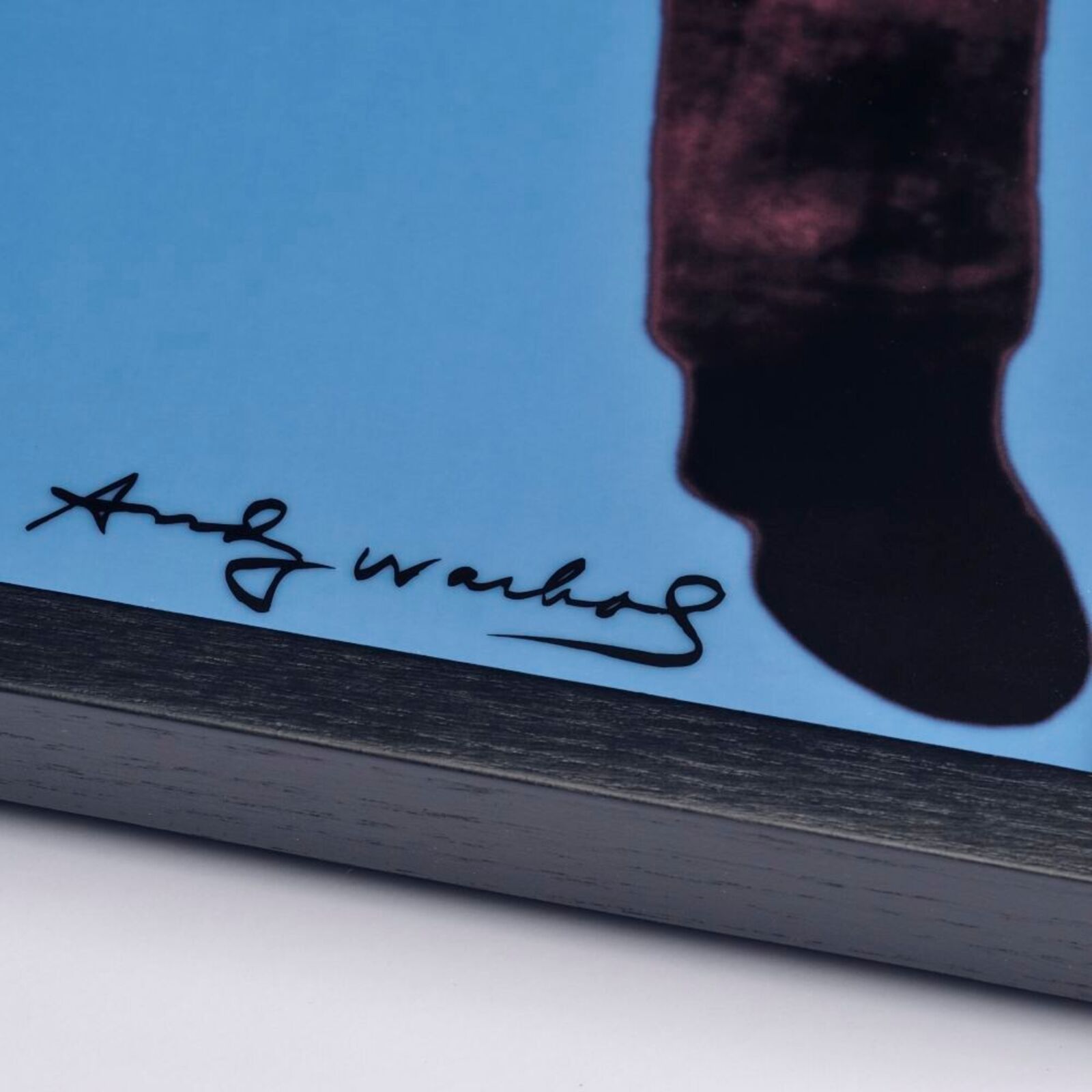 Artwork by Andy Warhol, Blue Elvis, Made of Enamel on porcelain 