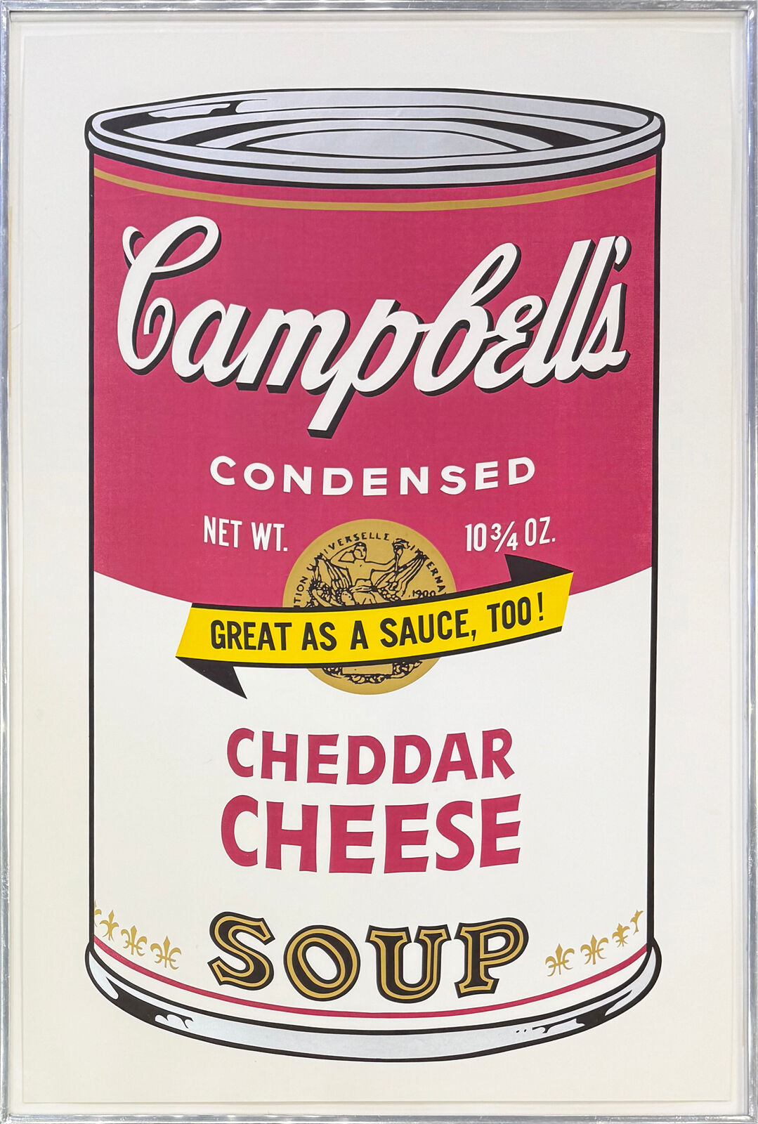 Artwork by Andy Warhol, Campbell's Soup Cans II: Cheddar Cheese FS II.63 (signed screen print), Made of Screen Print 