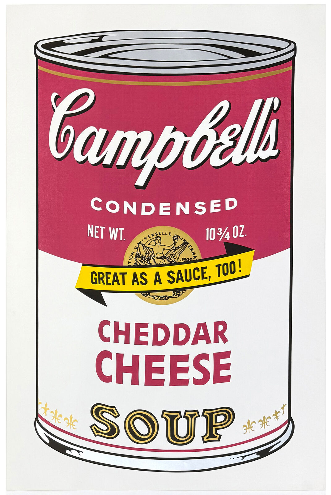 Artwork by Andy Warhol, Campbell's Soup Cans II: Cheddar Cheese FS II.63 (signed screen print), Made of Screen Print 