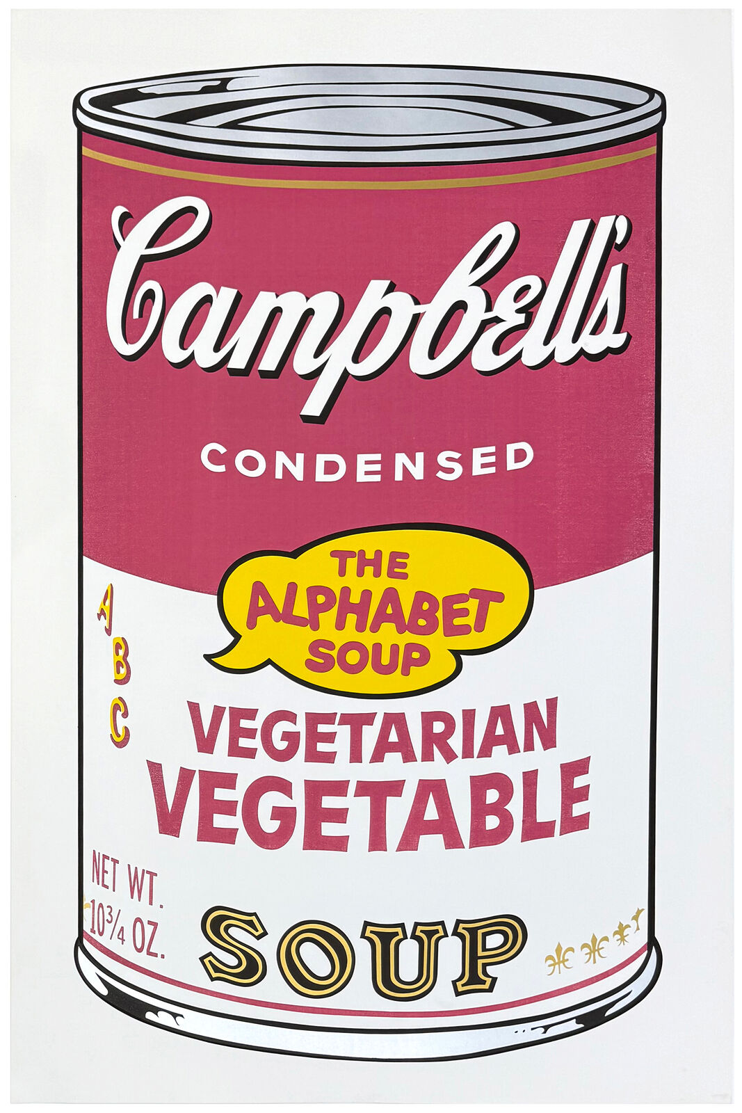 Artwork by Andy Warhol, Campbell's Soup Cans II: Vegetarian Vegetable FS II.56 (signed screen print), Made of Screen Print 