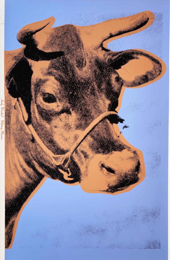 Artwork by Andy Warhol, Cow, II.11A, Made of Screenprint on wallpaper 