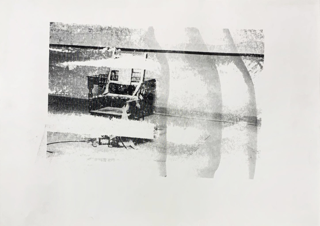 Artwork by Andy Warhol, Electric Chair (Retrospective Series), Made of Unique screenprint 