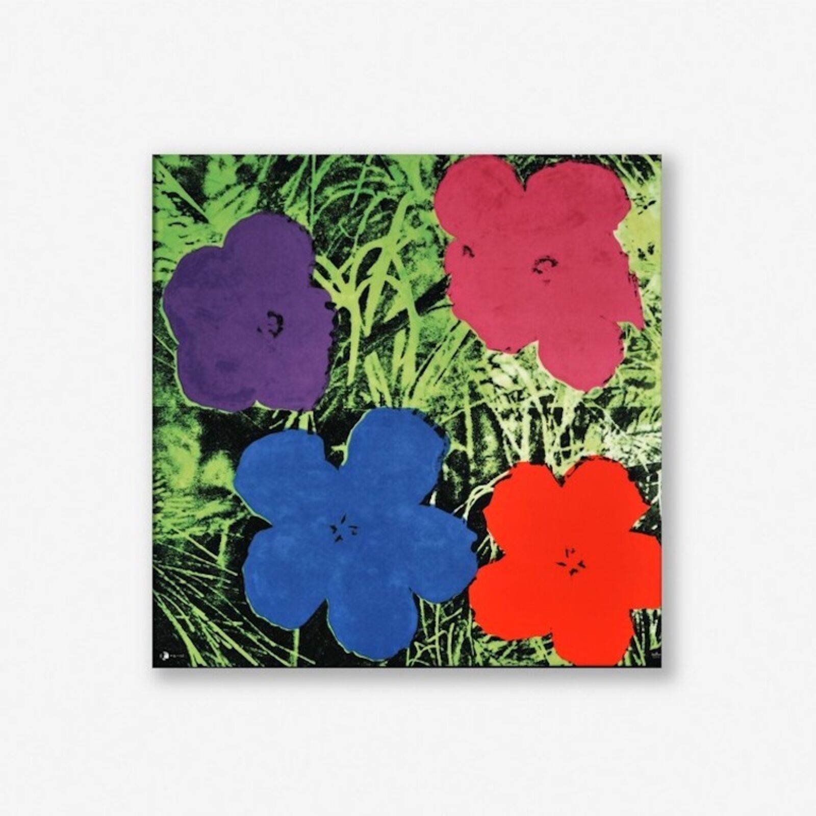 Artwork by Andy Warhol, Flowers, Made of Enamel on porcelain 