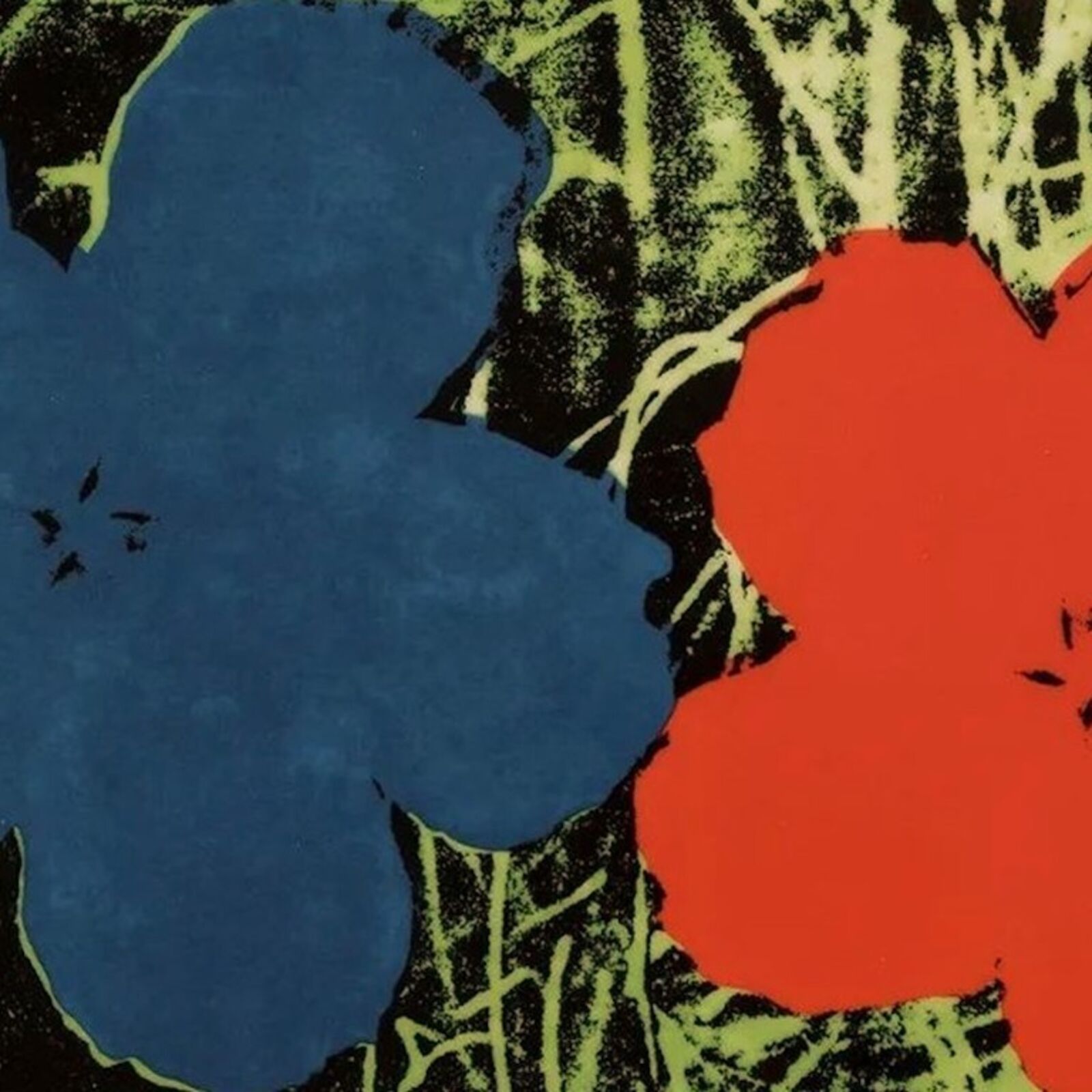 Artwork by Andy Warhol, Flowers, Made of Enamel on porcelain 