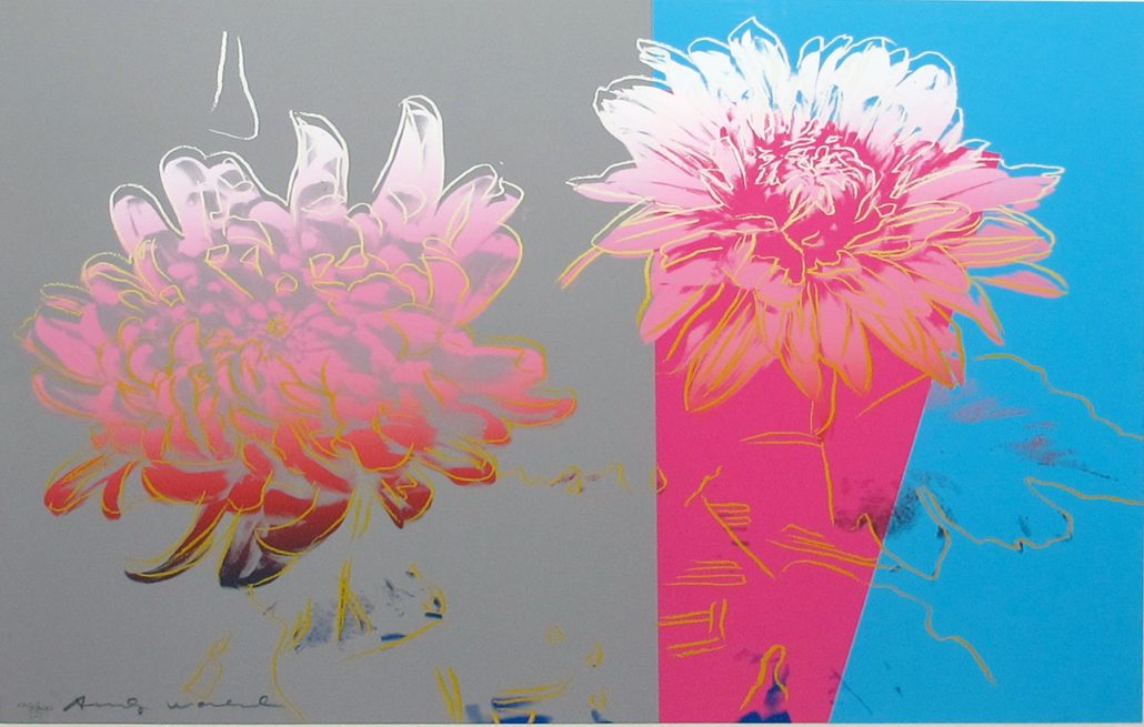 Artwork by Andy Warhol, Kiku [II.308], Made of Screenprint on Rives BFK paper 